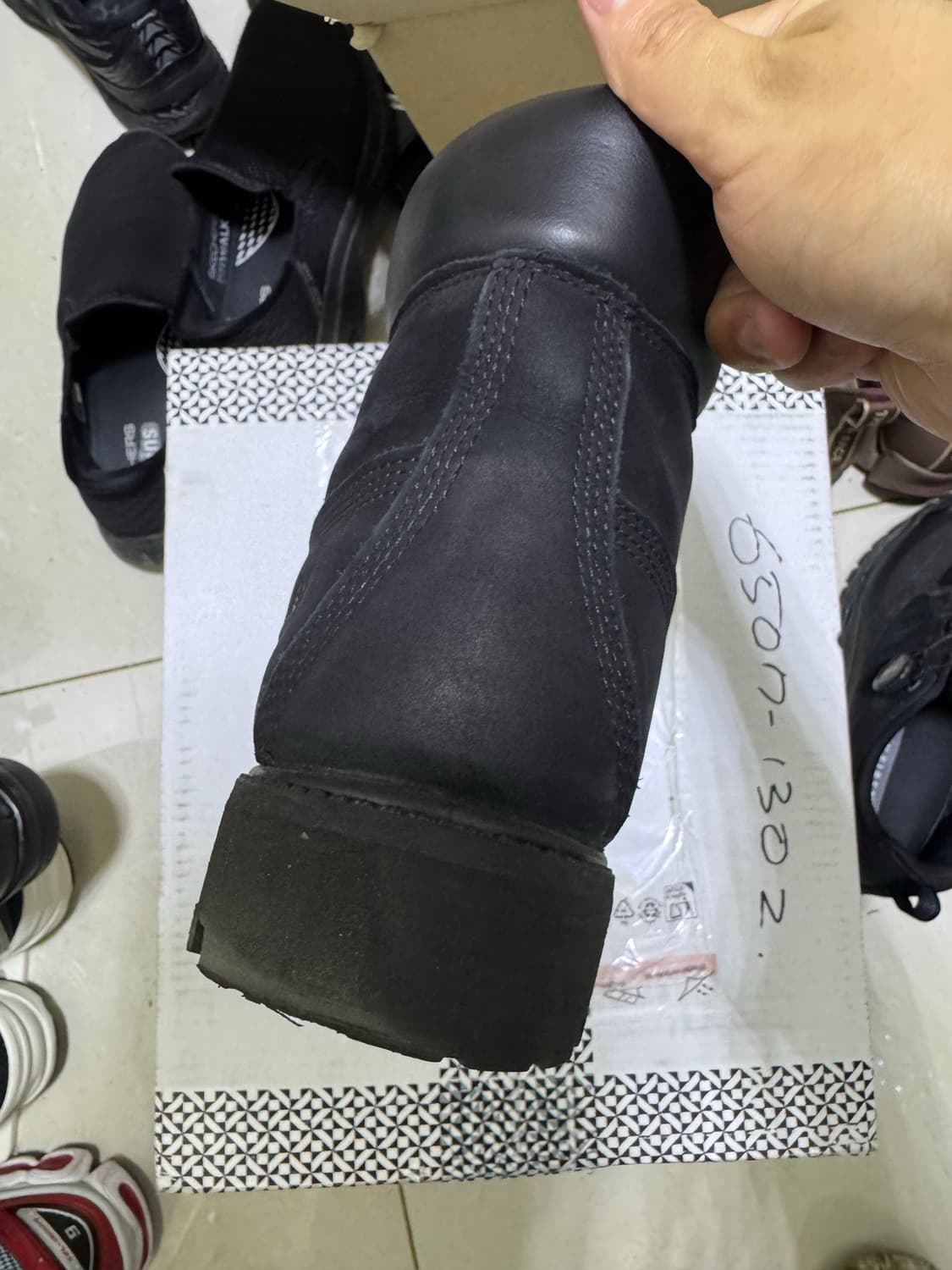 260) 팀버랜드 6인치 프리미엄 블랙 와이드 상품이미지2