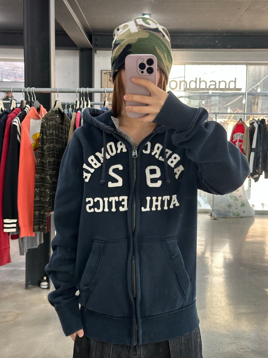 아베크롬비 머슬핏 후드집업 상품이미지1