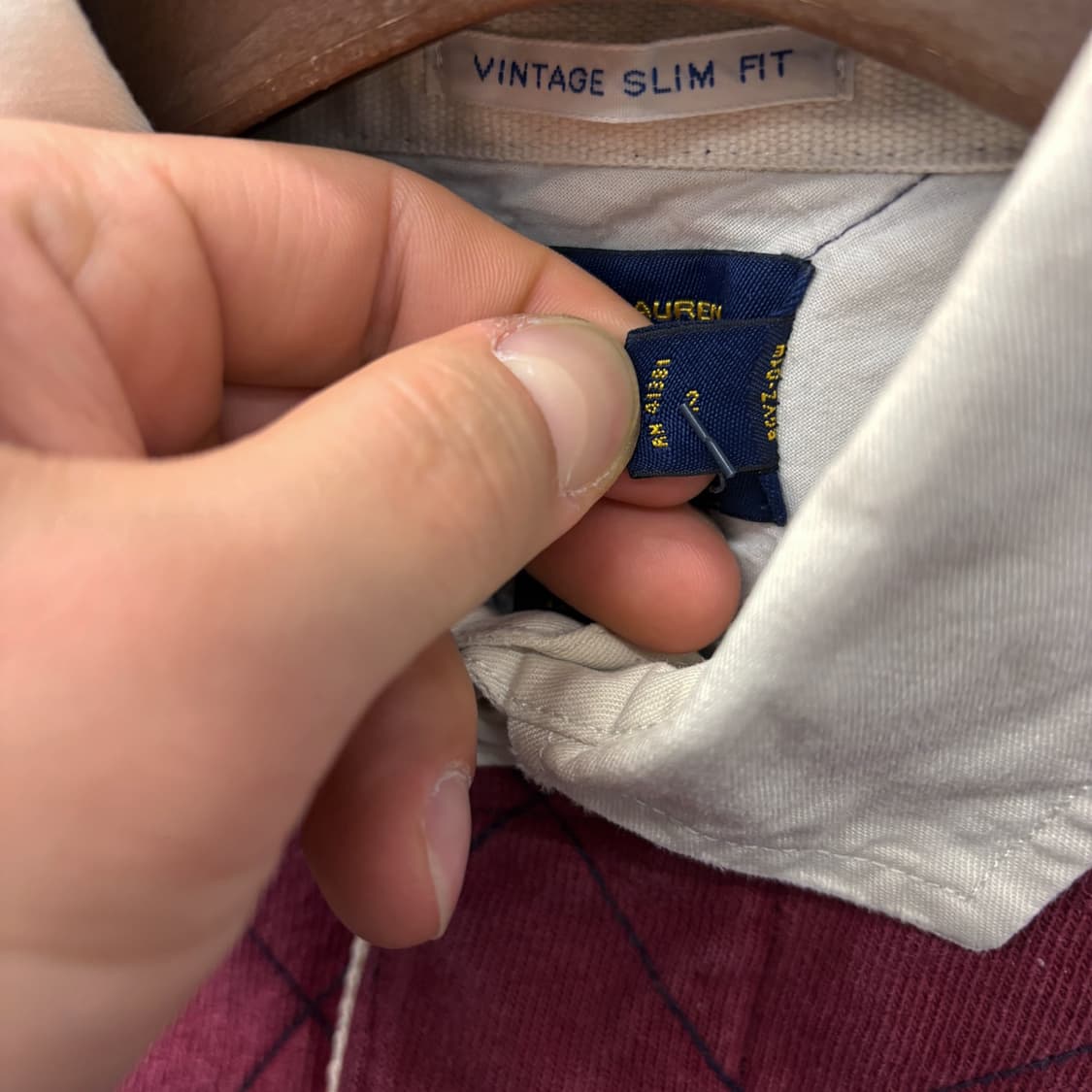 90s 랄프로렌 럭비라인 스트라이프 크레스트 패치 럭비티 N373 상품이미지10