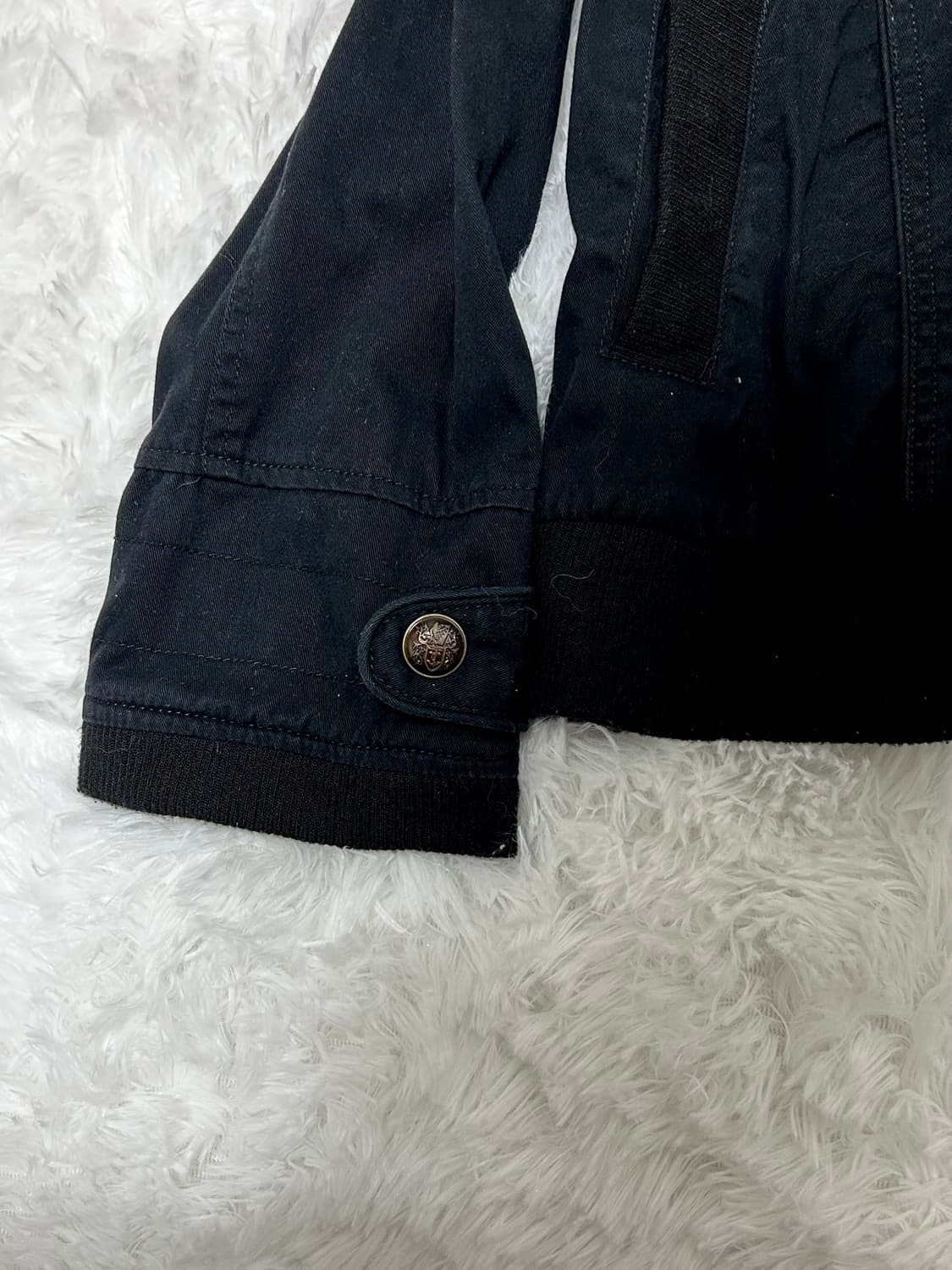 y2k 00s punk button detail hoodie jacket 상품이미지4