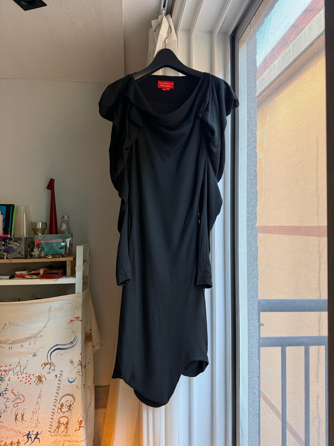 Vivienne Westwood Black Drape mini dress 상품이미지1