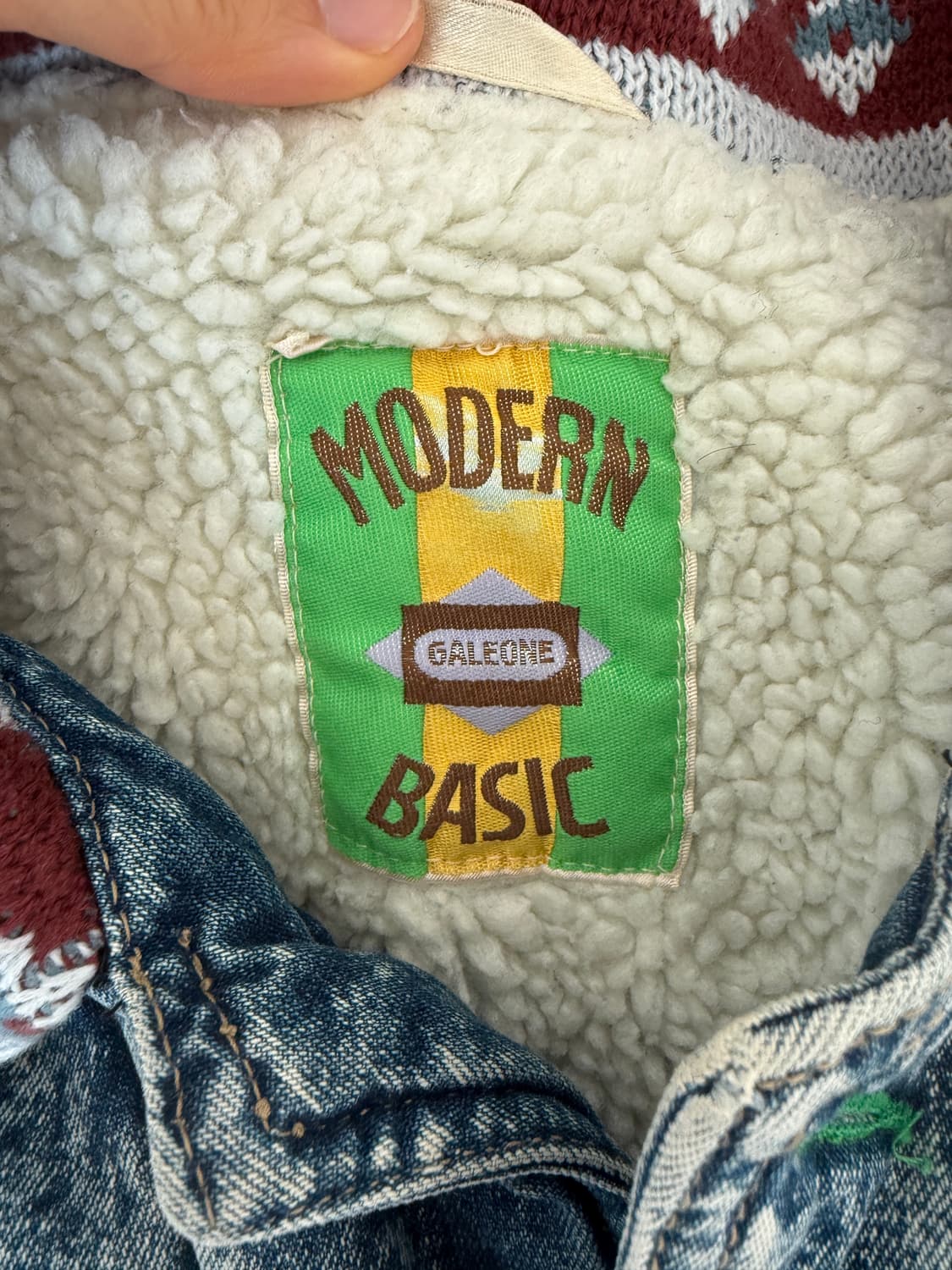 Pre owned 돌청 쉐르파 데님자켓 상품이미지6