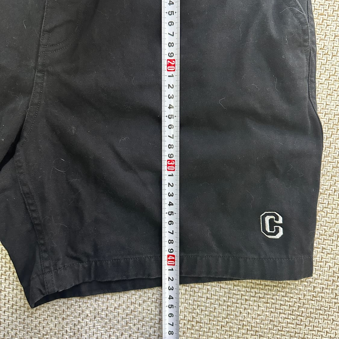 L 커버낫 블랙 면 반바지 0421D 상품이미지4