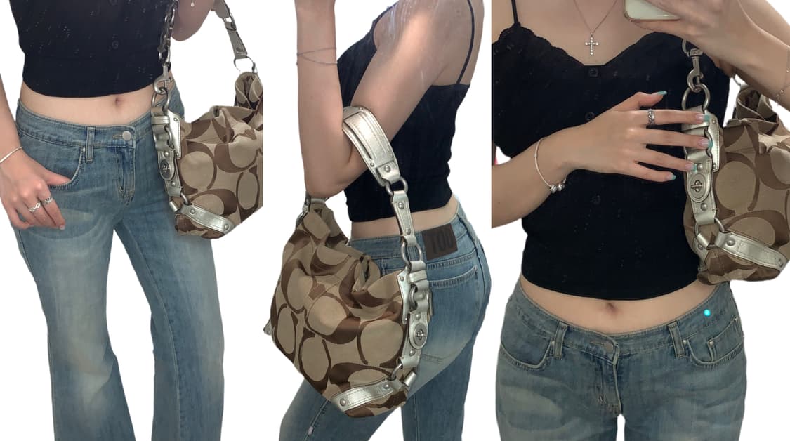 [S급] Coach turnlock shoulder bag 상품이미지2