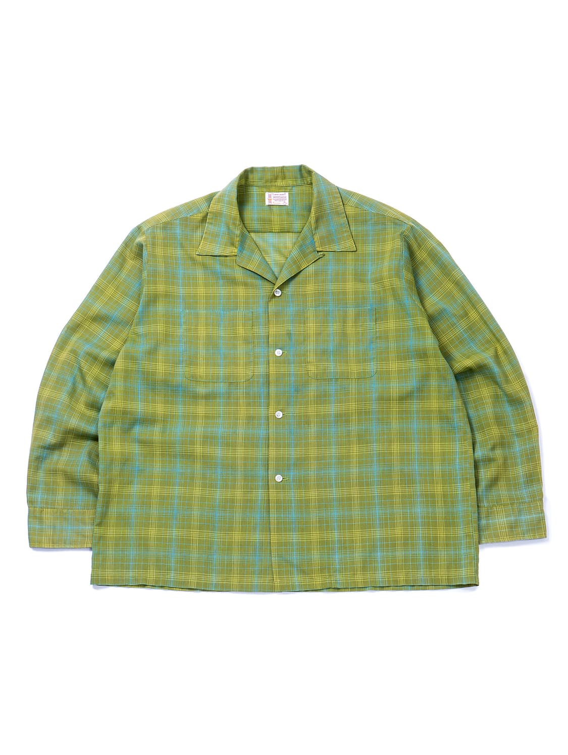 60s Towncraft Loop Collar Check Shirt 상품이미지1