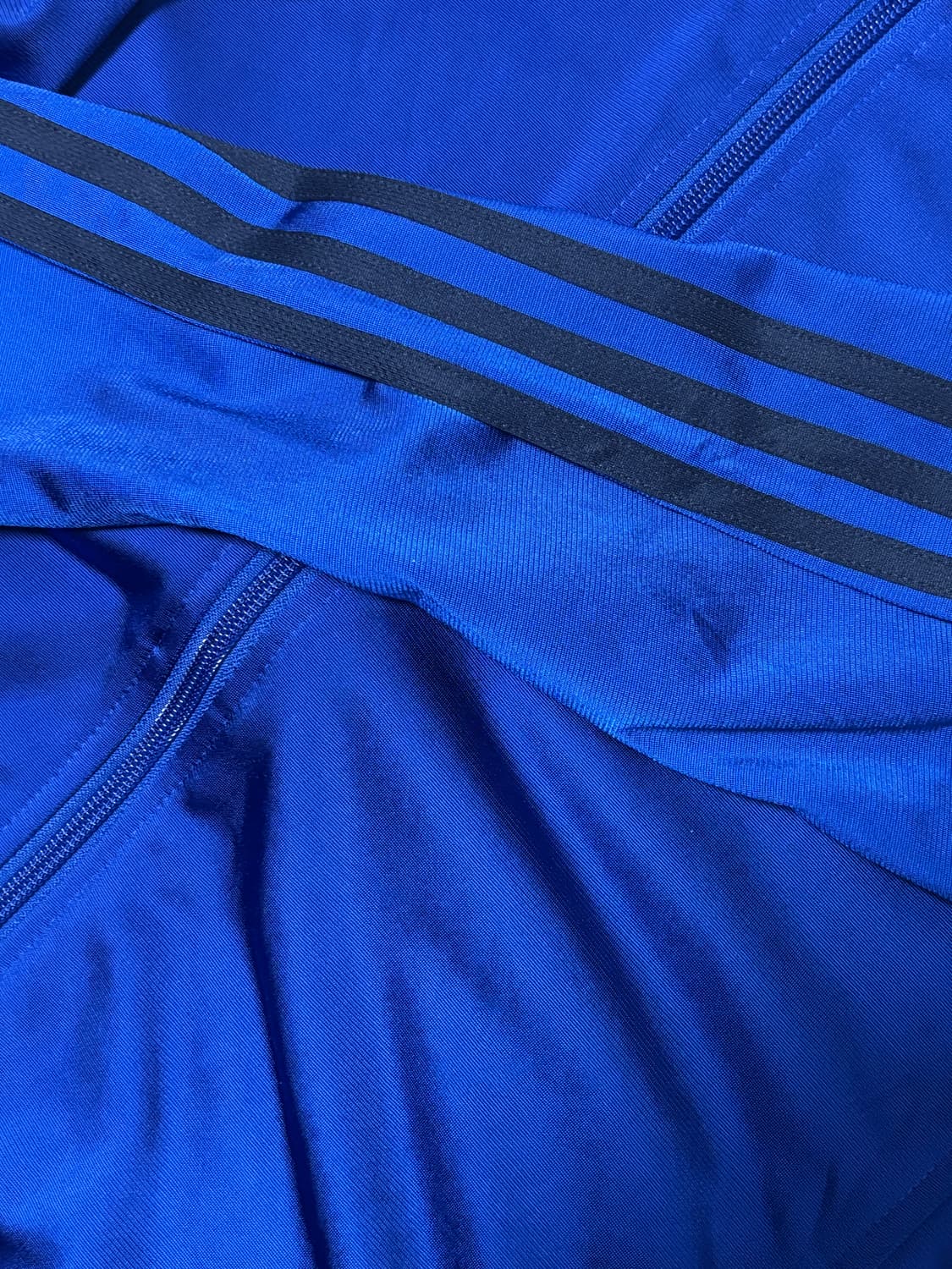 아디다스 져지 실크 블루블랙 트랙탑  상품이미지5