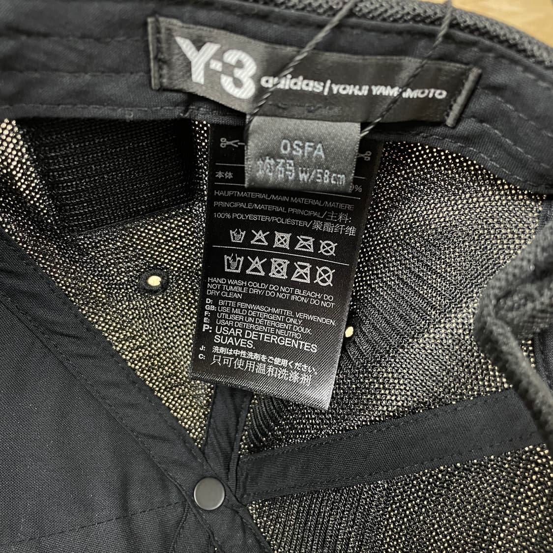 Y-3 매쉬 블랙 볼캡 F 상품이미지4