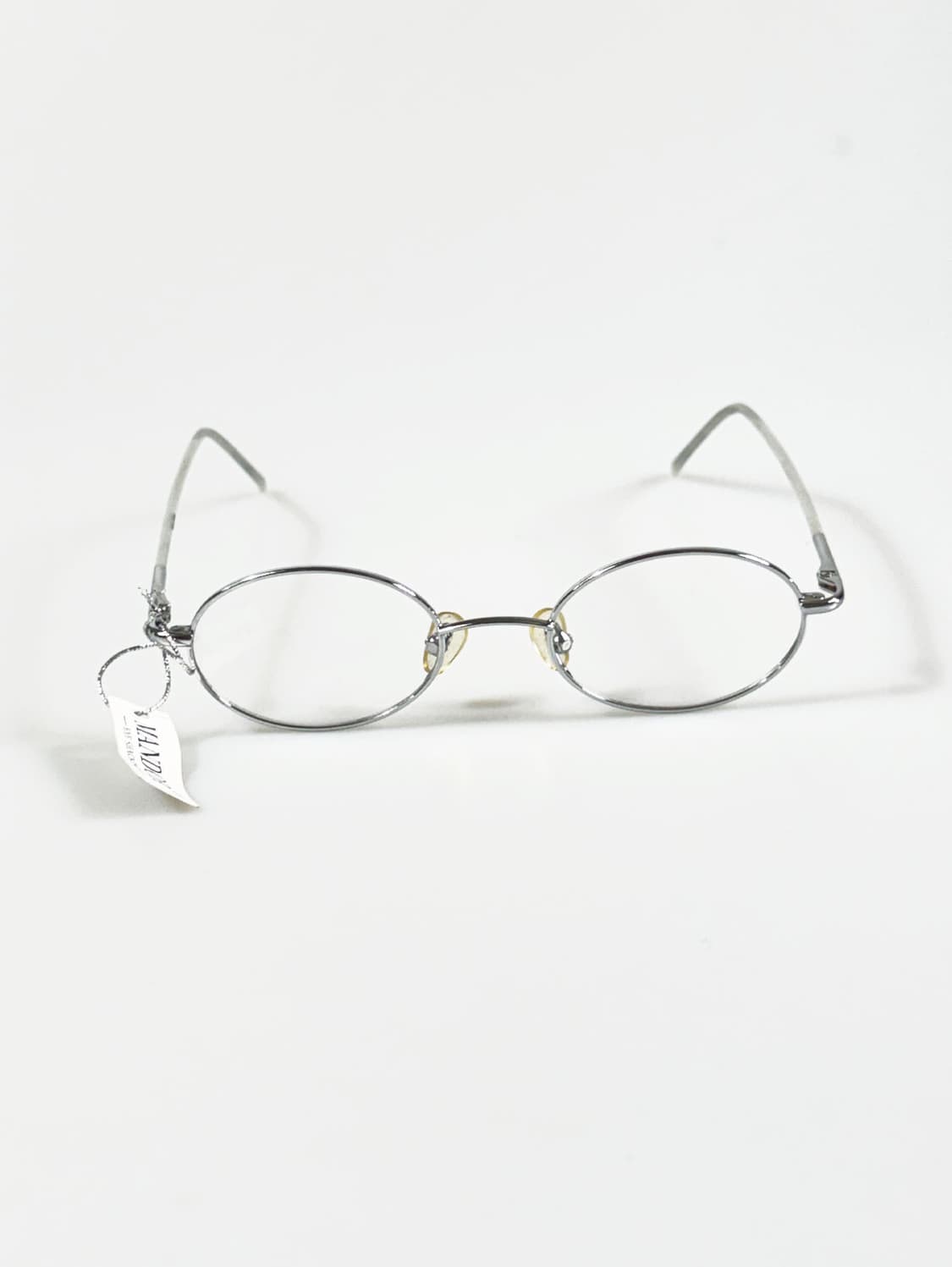90s MANDOR 실버 슬림 오벌 프레임 빈티지 안경 상품이미지2