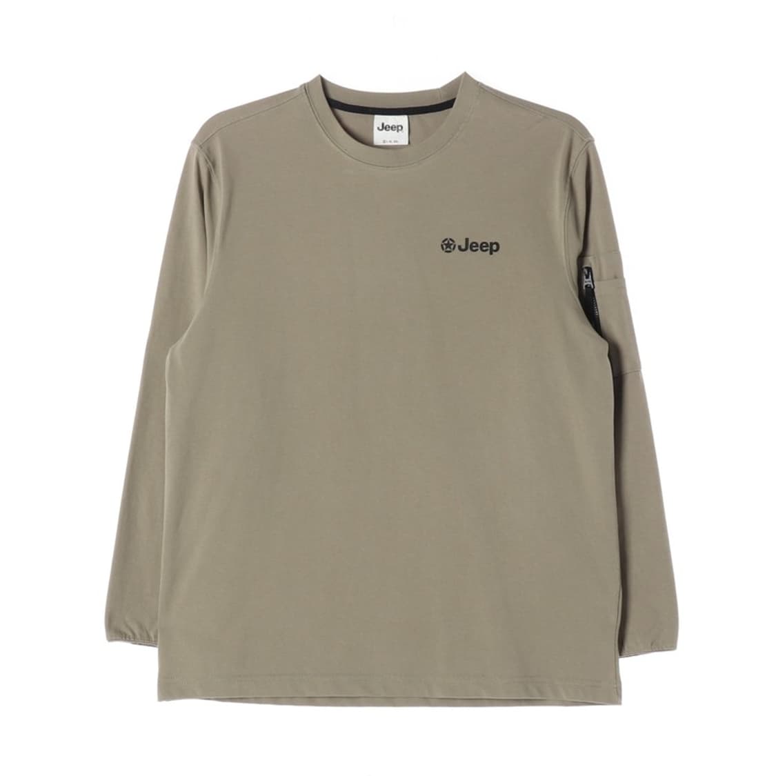 Jeep 사이드 지퍼 포켓 로고 롱슬리브 티셔츠 M 상품이미지1
