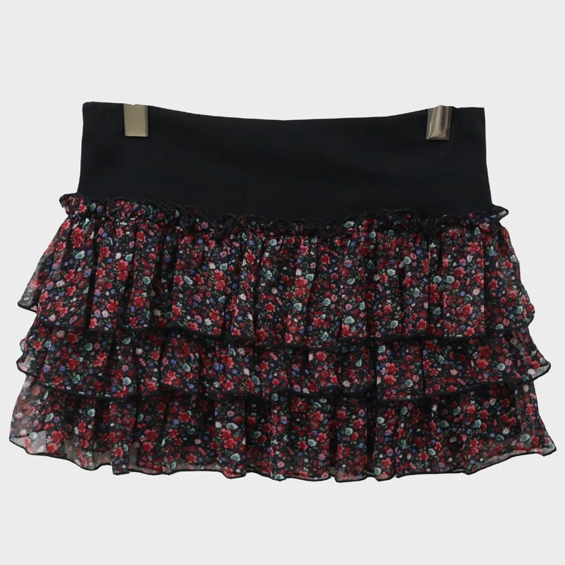 PINK MIX 플라워 밴딩 미니 스커트 67041 상품이미지1