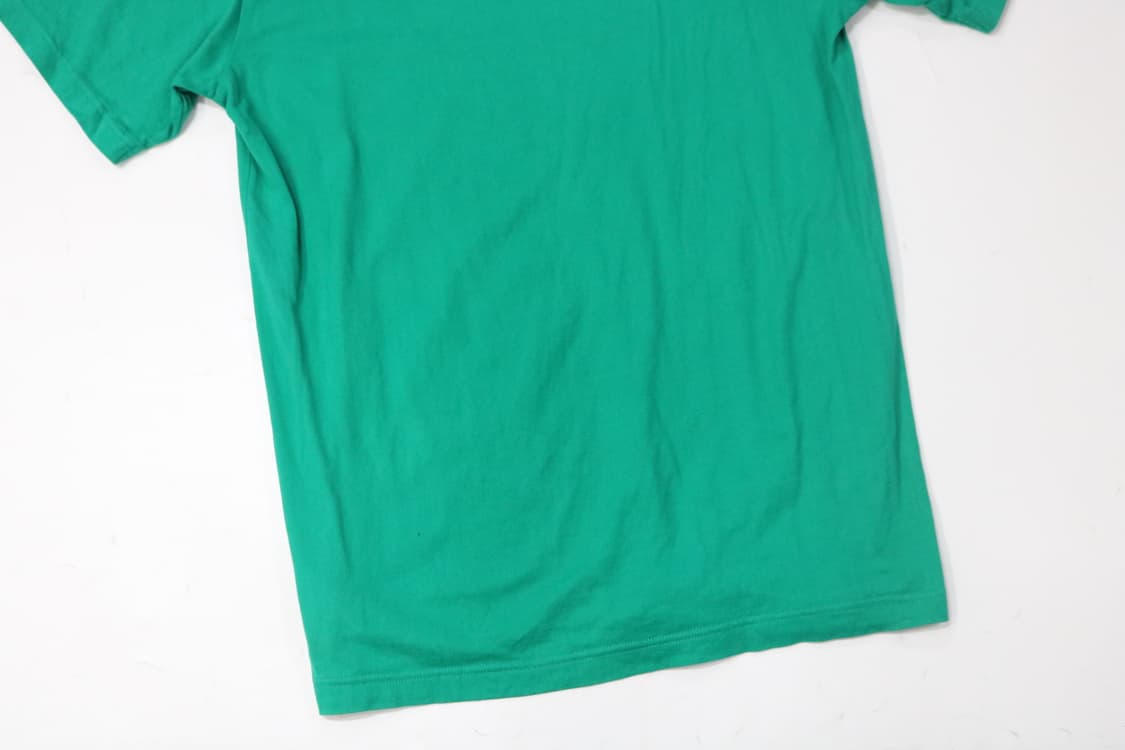 엑스라지 비비드 그린 핑크 메탈릭 로고 반팔 티셔츠 (L) 상품이미지8