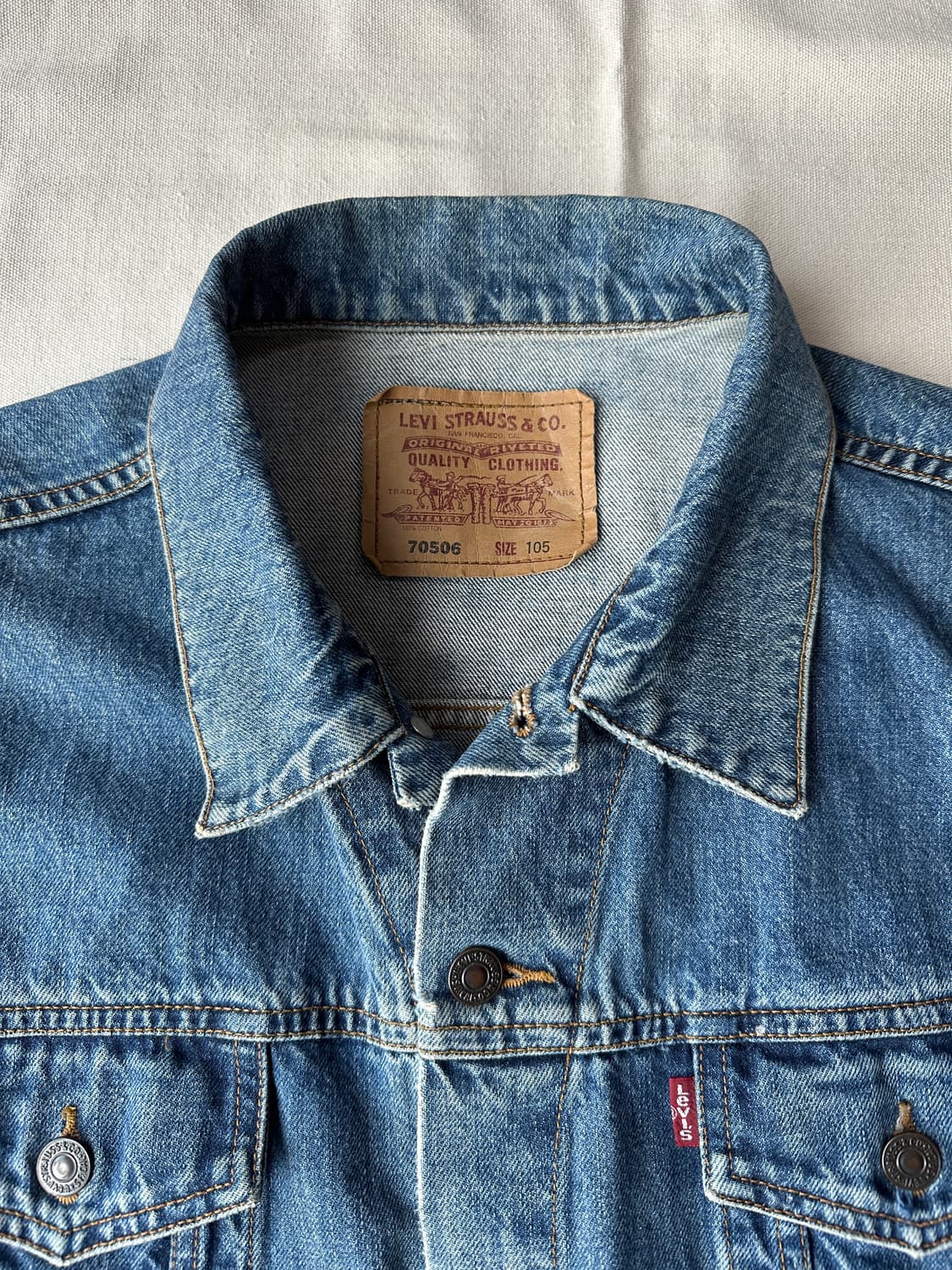 리바이스 70506 3세대 데님 자켓 105 상품이미지2