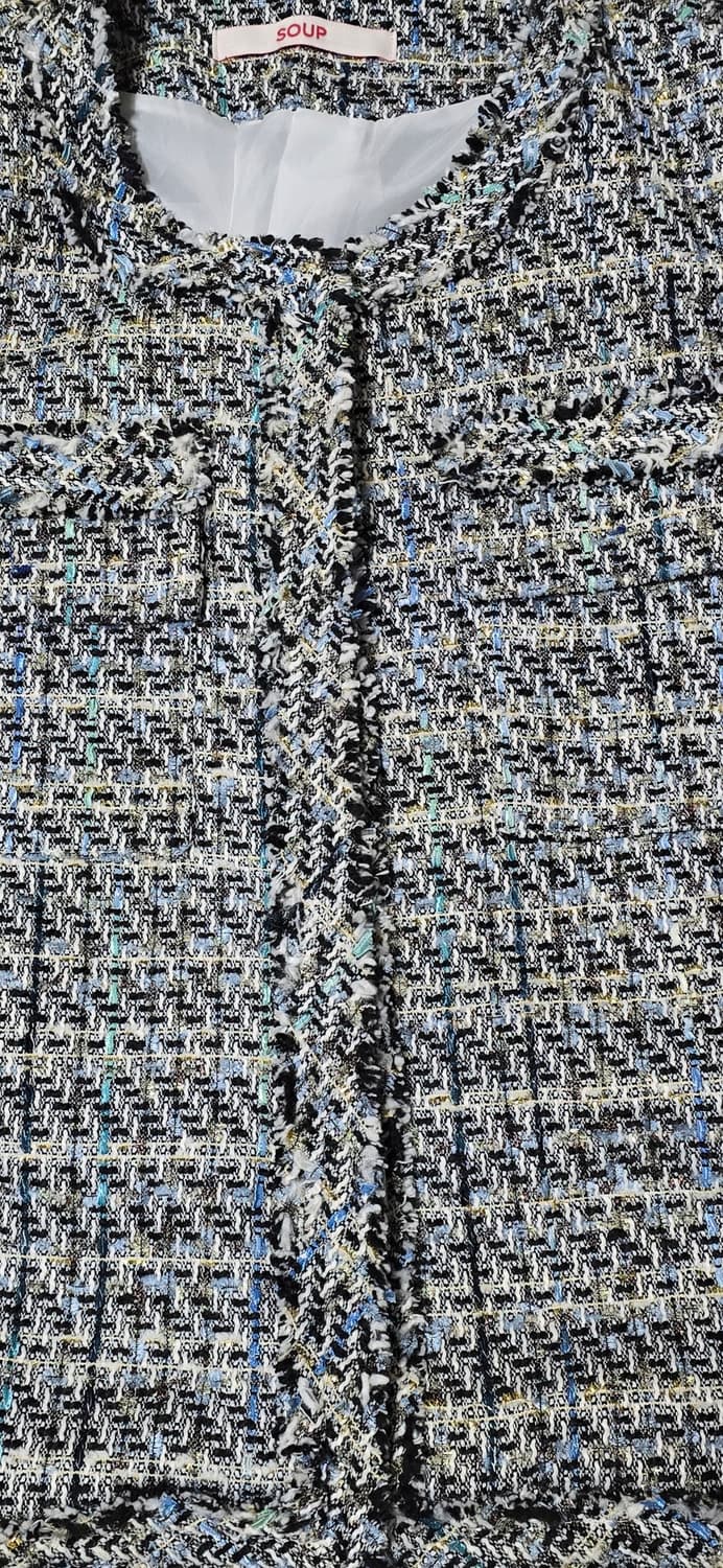 SOUP 트위드 자켓 F사이즈 66 상품이미지5