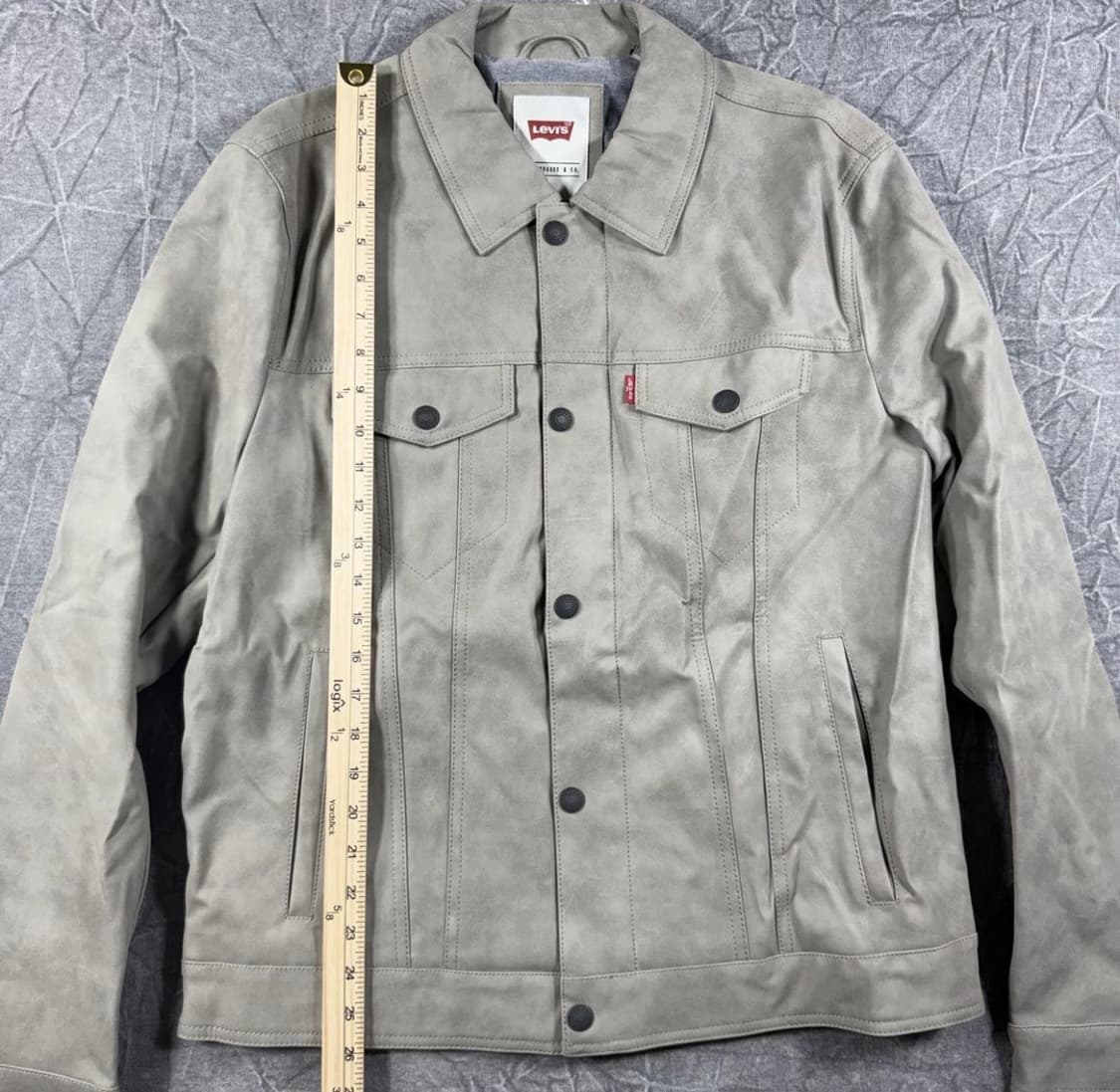 리바이스 스웨이드 텍스처 트러커 자켓 M (보류) 상품이미지6