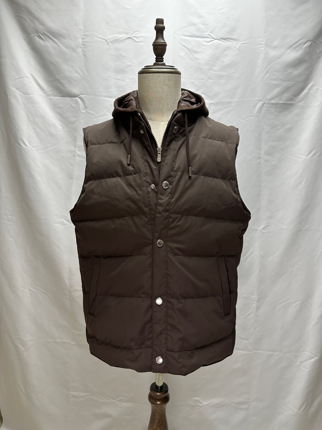 [정품인증] 브루넬로쿠치넬리 레이어드 구스다운 패딩 베스트 XL 판매 상품이미지1
