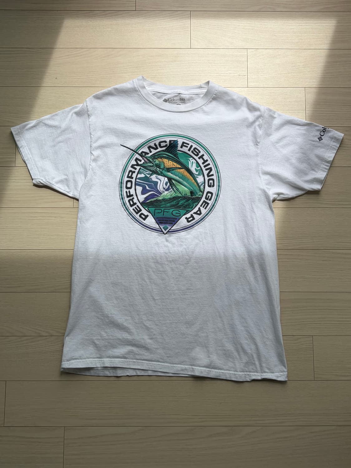 아메리칸 빈티지 컬럼비아 PFG 녹새치 피싱 티셔츠 M (97) 상품이미지2