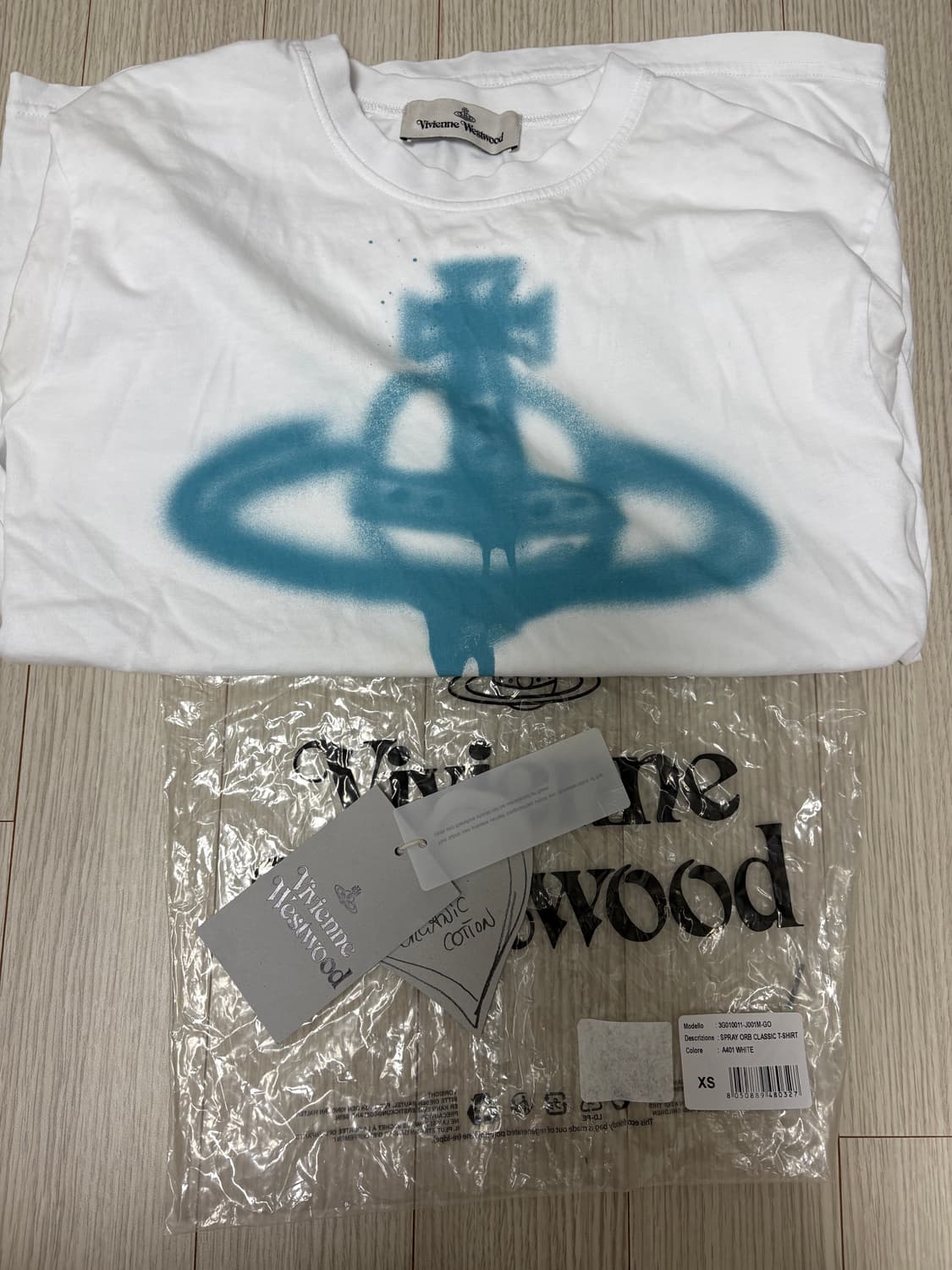 비비안웨스트우드 페인팅 반팔xs 상품이미지1