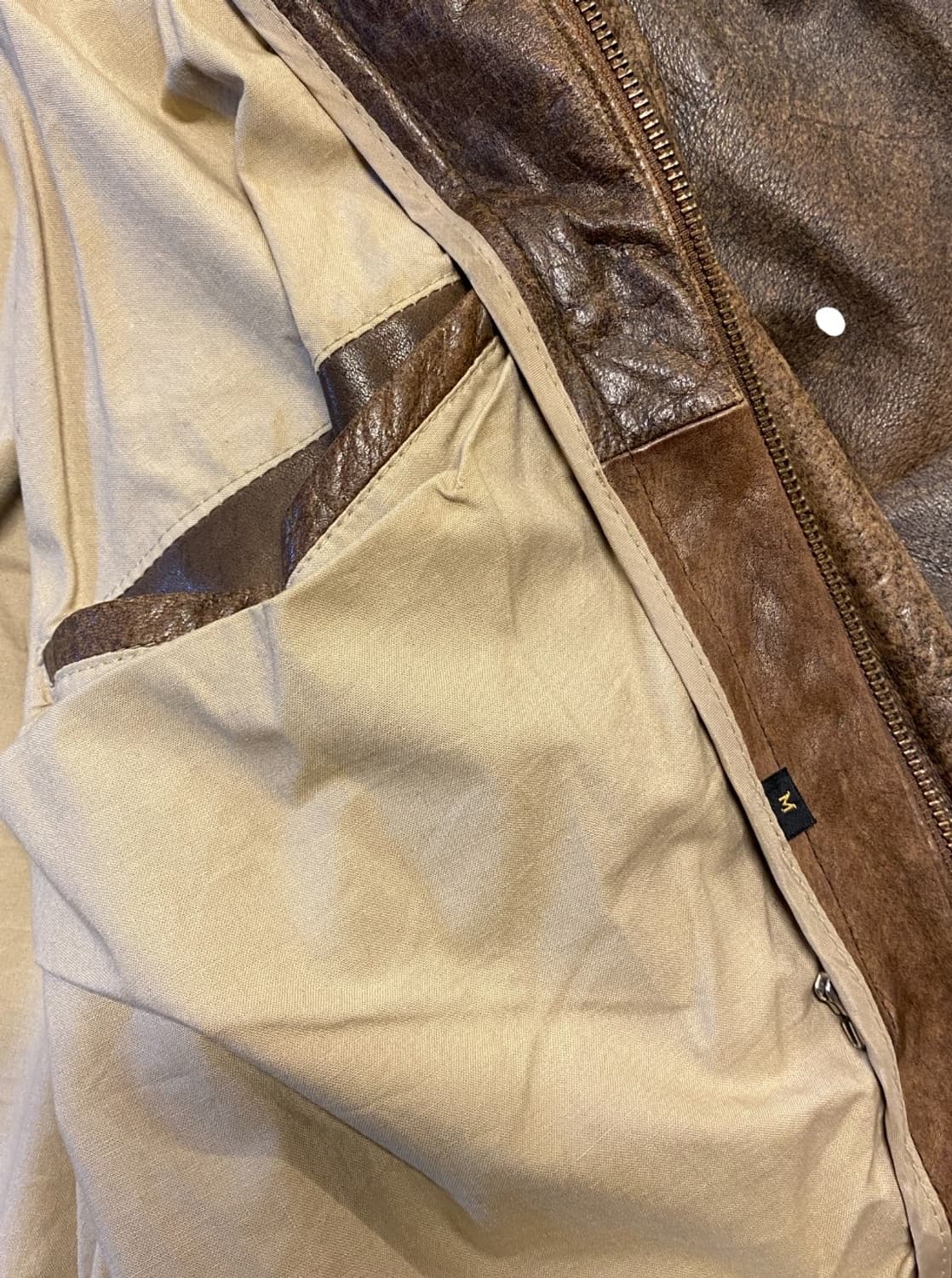 빈티지 레더 자켓 (Man L) AA1012  상품이미지6