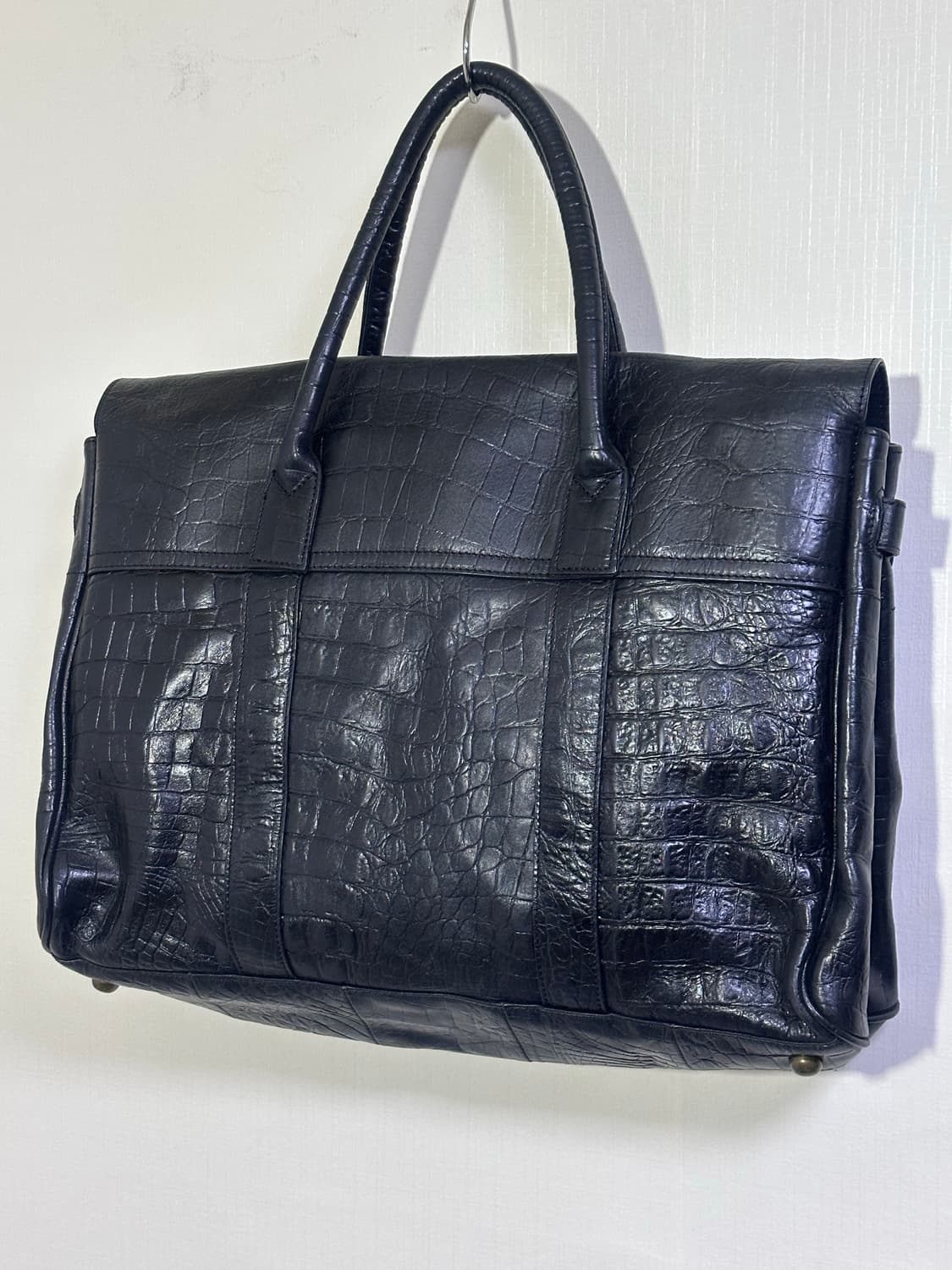 빈티지 소가죽 빅 토트백 남여공용 상태 최상 상품이미지7