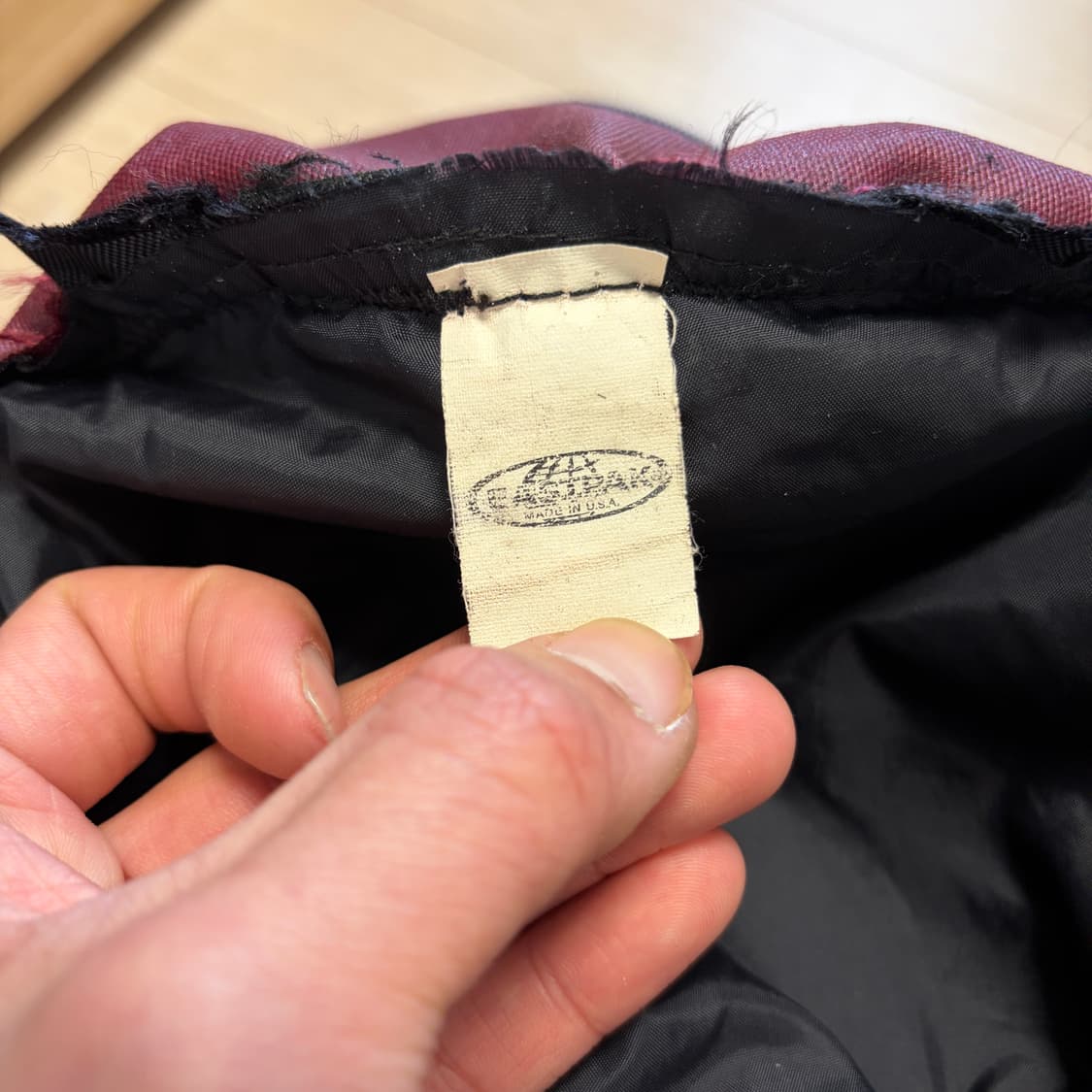 이스트팩 USA 90s 올드스쿨 버건디 백팩 상품이미지3