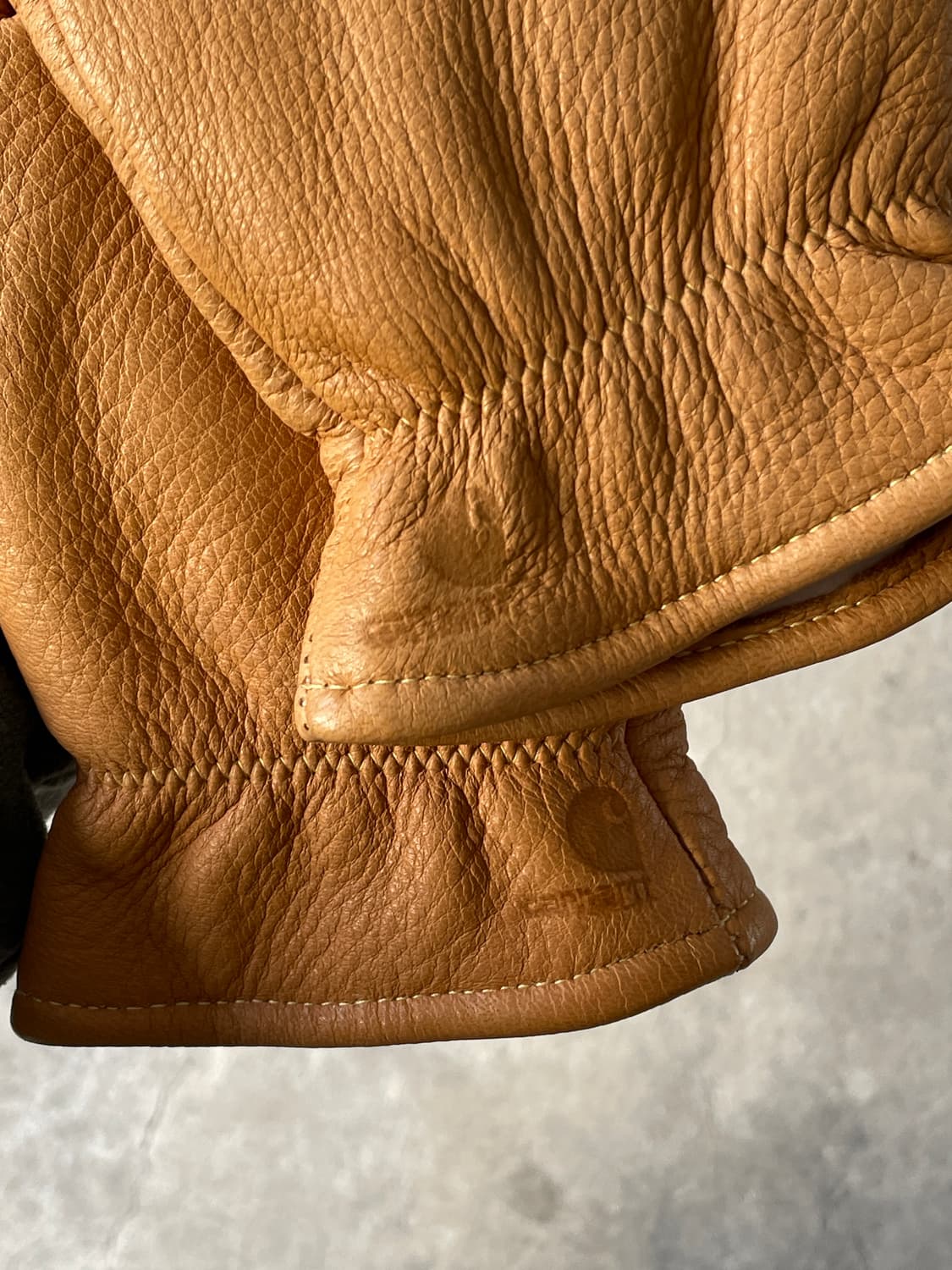 Rare!)80-90s Carhartt Deer Skin  Gloves 상품이미지2