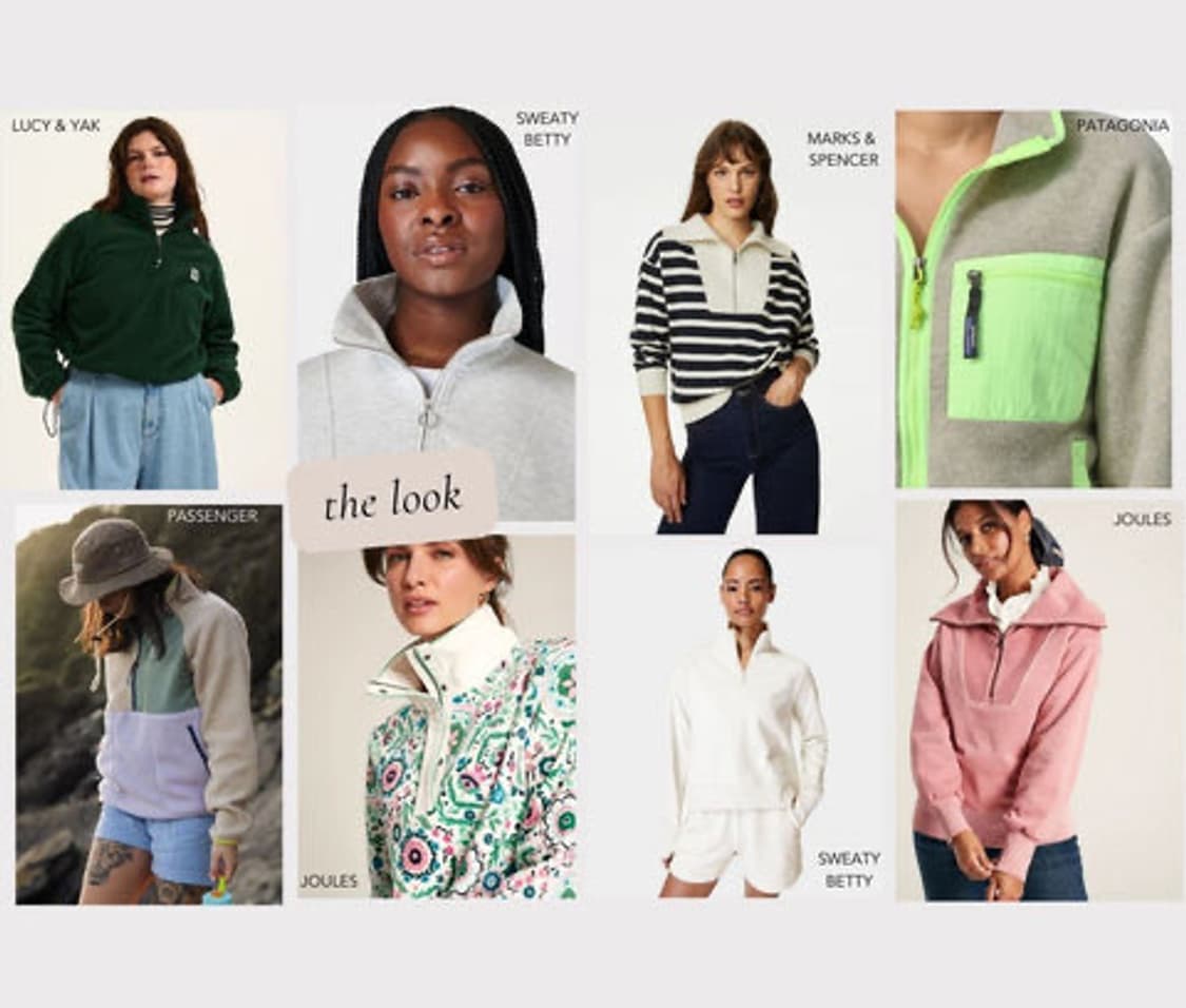 Uniform Bridge 유니폼 브릿지 하프 집업 스웨트셔츠 더스티 상품이미지6