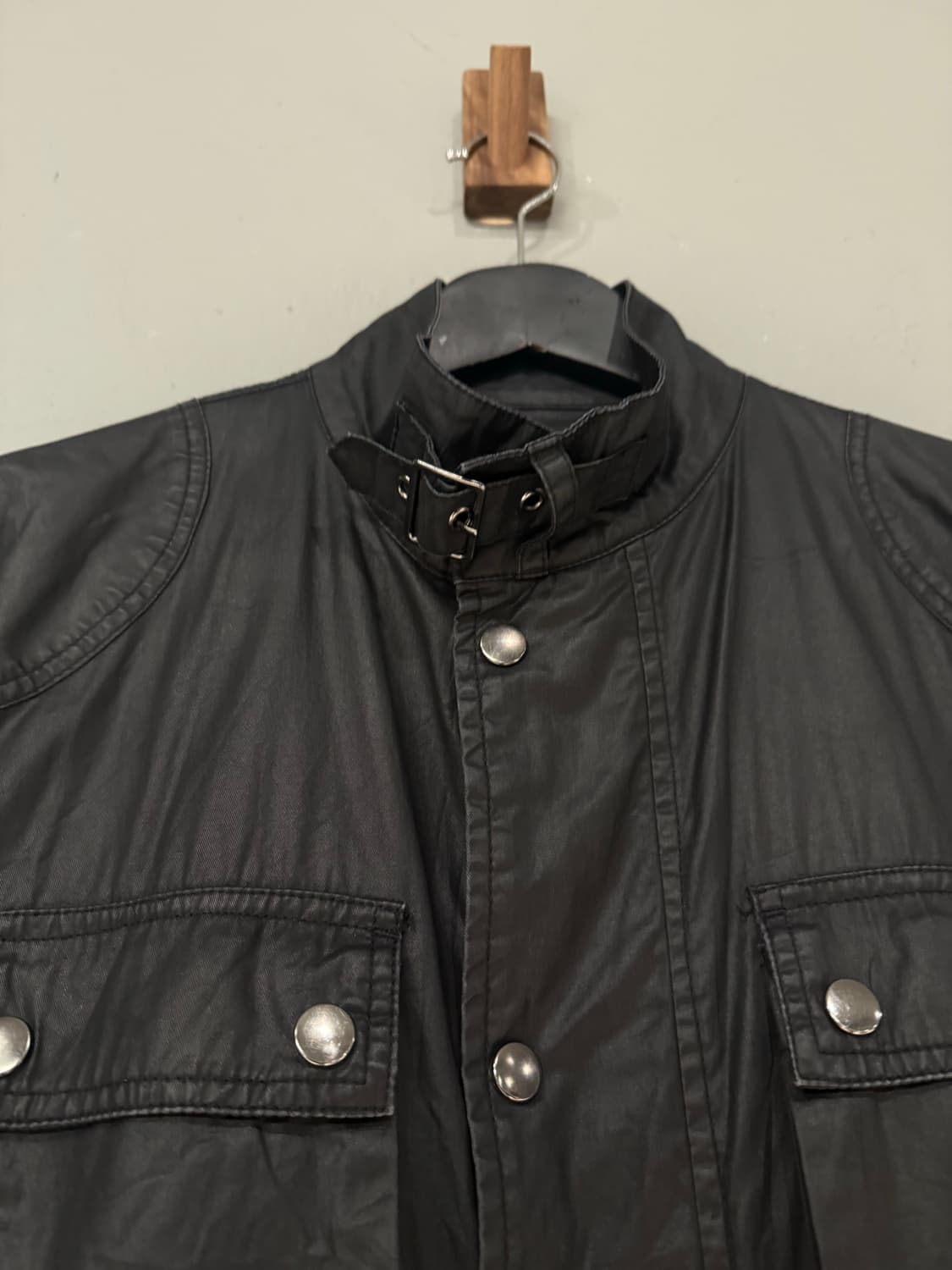 neck buckle pocket detail coating jk 상품이미지7