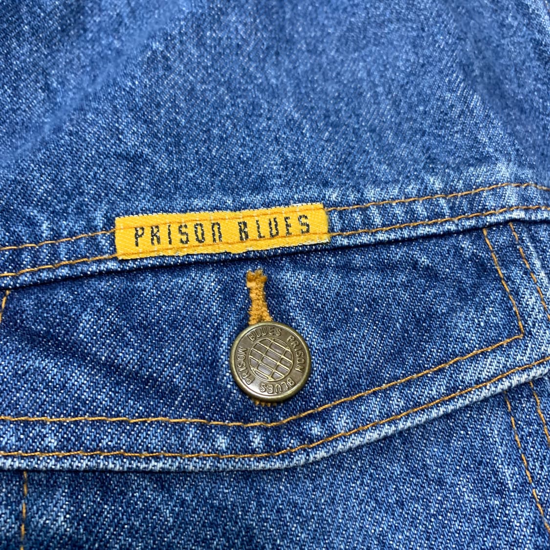 100)Prison blues 프리즌블루 데님자켓 상품이미지6