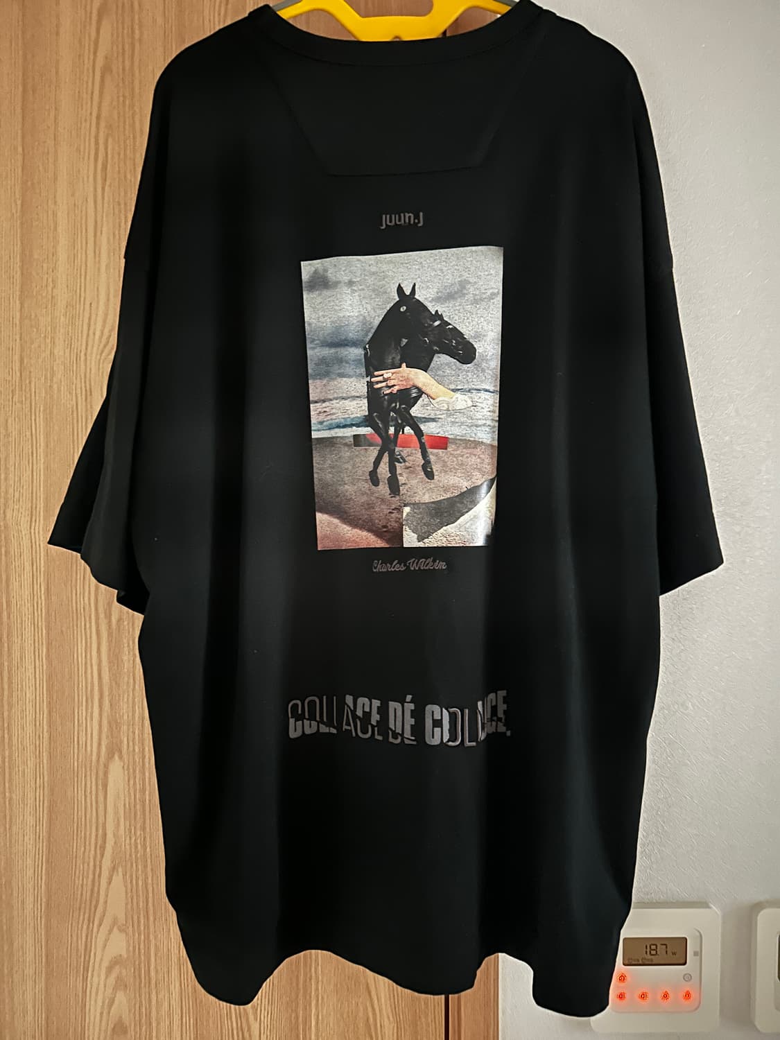 (L)24FW 준지 오버핏 반팔티(블랙) 상품이미지1