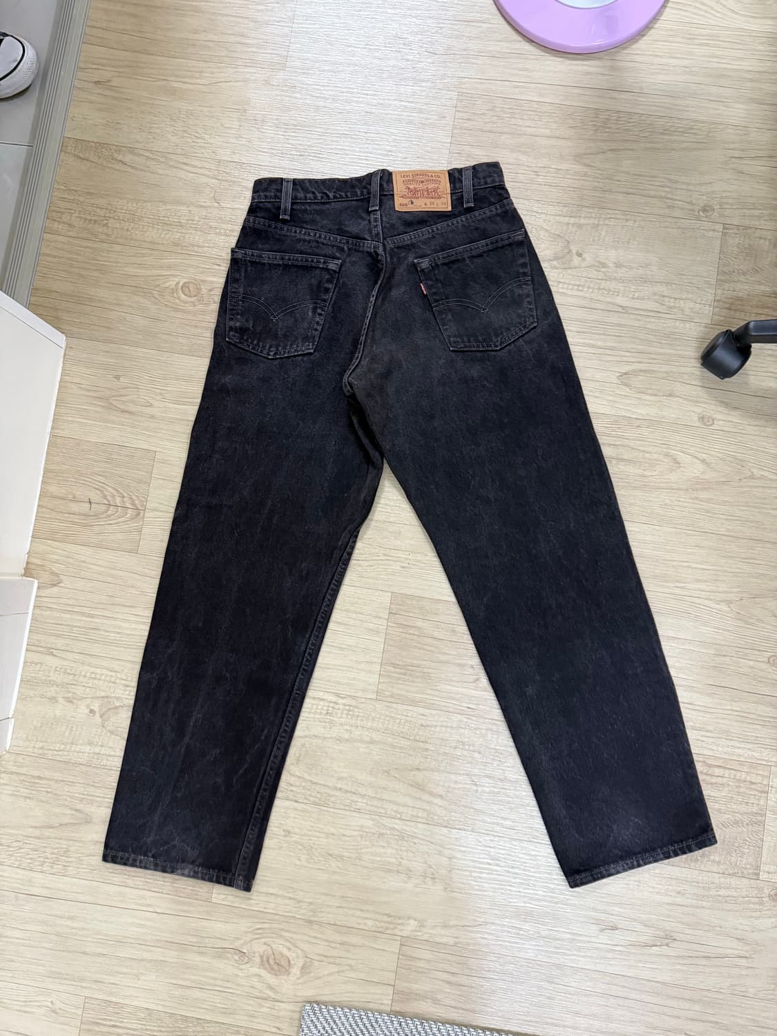 [초레어 희귀템] 90년도 빈티지 리바이스 565 흑청 상품이미지2