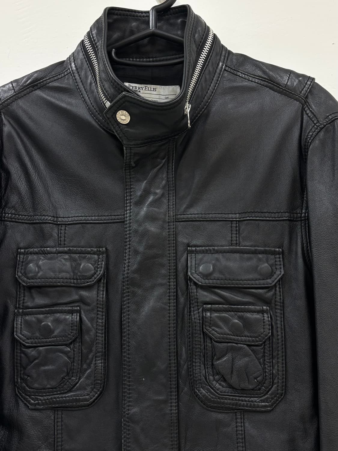 빈티지 양가죽 리얼 레더 자켓 상품이미지7