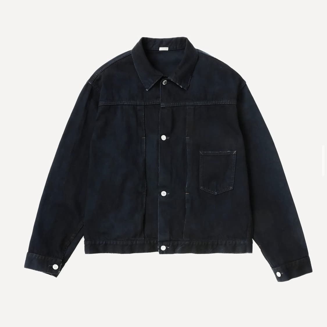 [46 새상품] 아프레쎄 26SS 빈티지 데님 자켓 상품이미지1