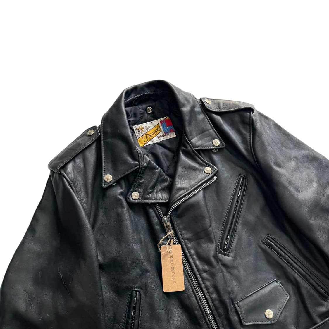 [95~100] Schott 퍼펙토 618 레더 자켓 상품이미지2