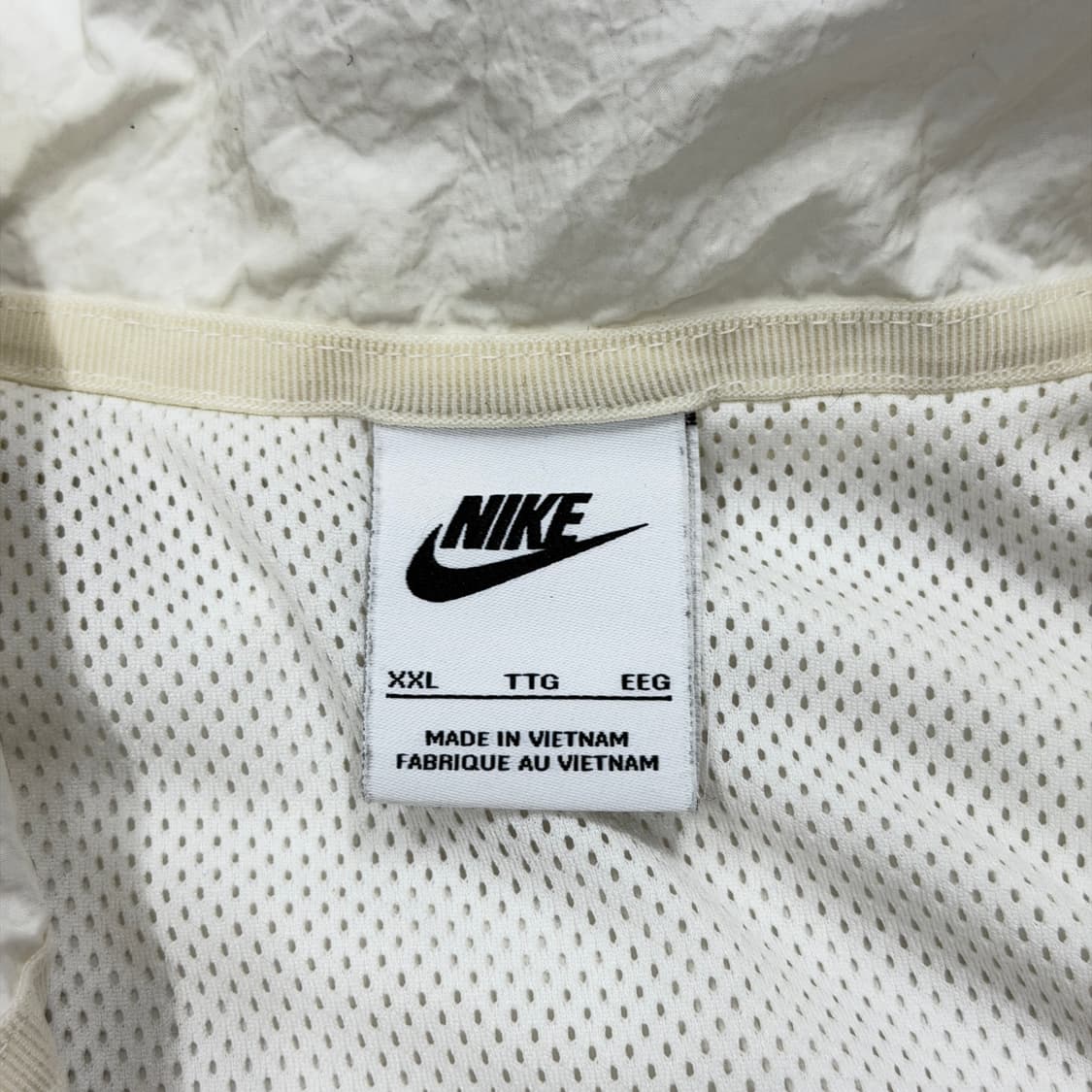 나이키 빅스우시 바람막이 트랙 자켓 흰검 화이트 2XL 110 상품이미지4