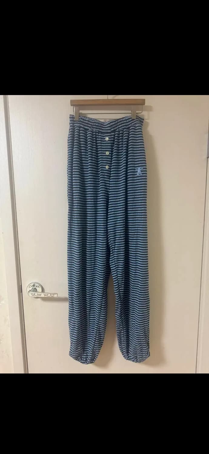 [S] 오픈와이와이 스트라이프 면 바지 상품이미지1