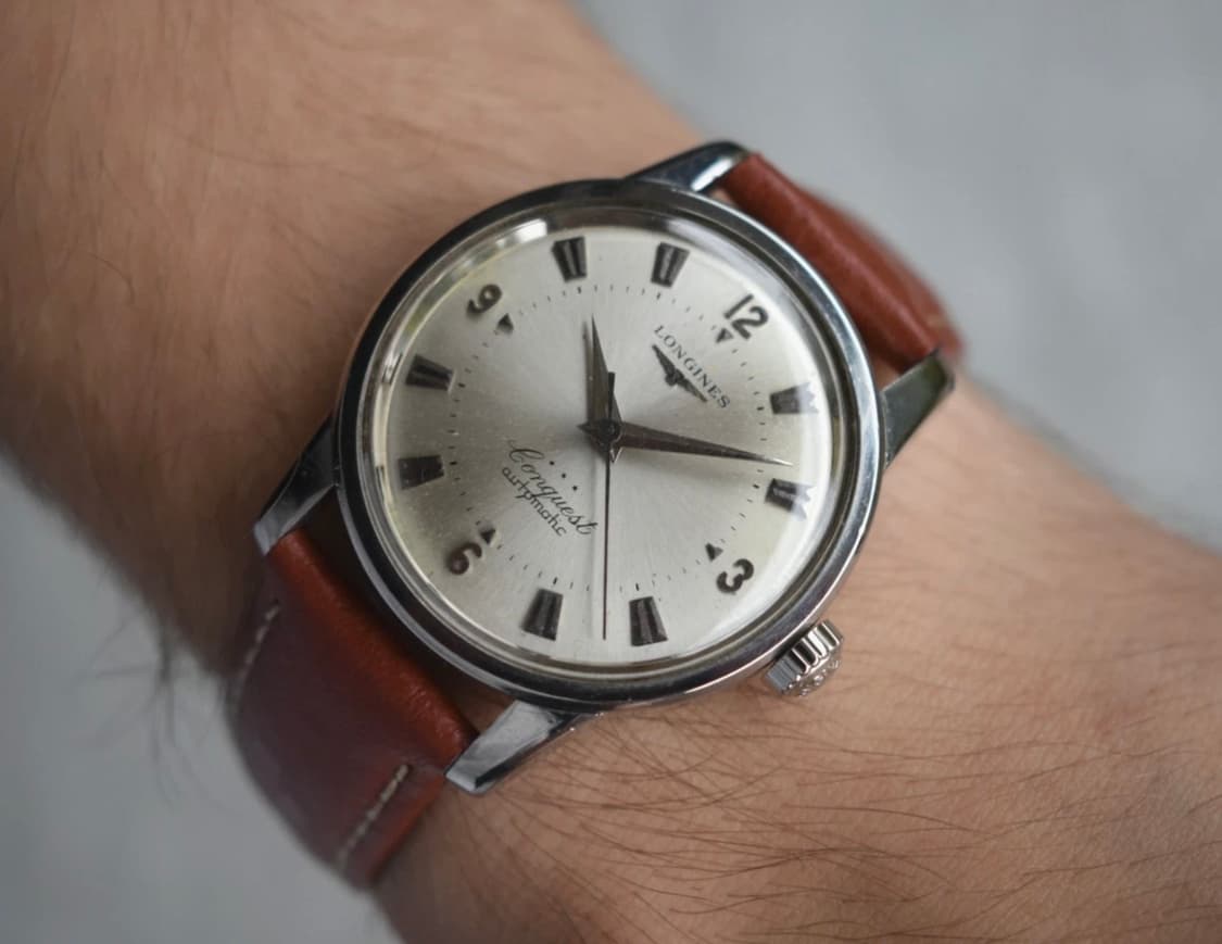 1954년 빈티지 론진 콘퀘스트 오토매틱 시계(A+급) 상품이미지2
