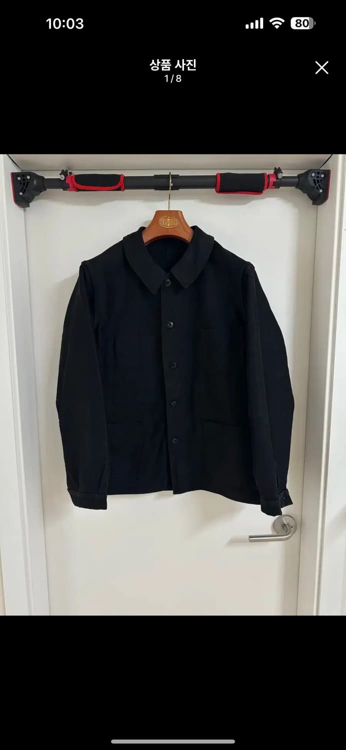 오리지날 40 블랙몰스킨 프랜치 워크자켓 상품이미지1