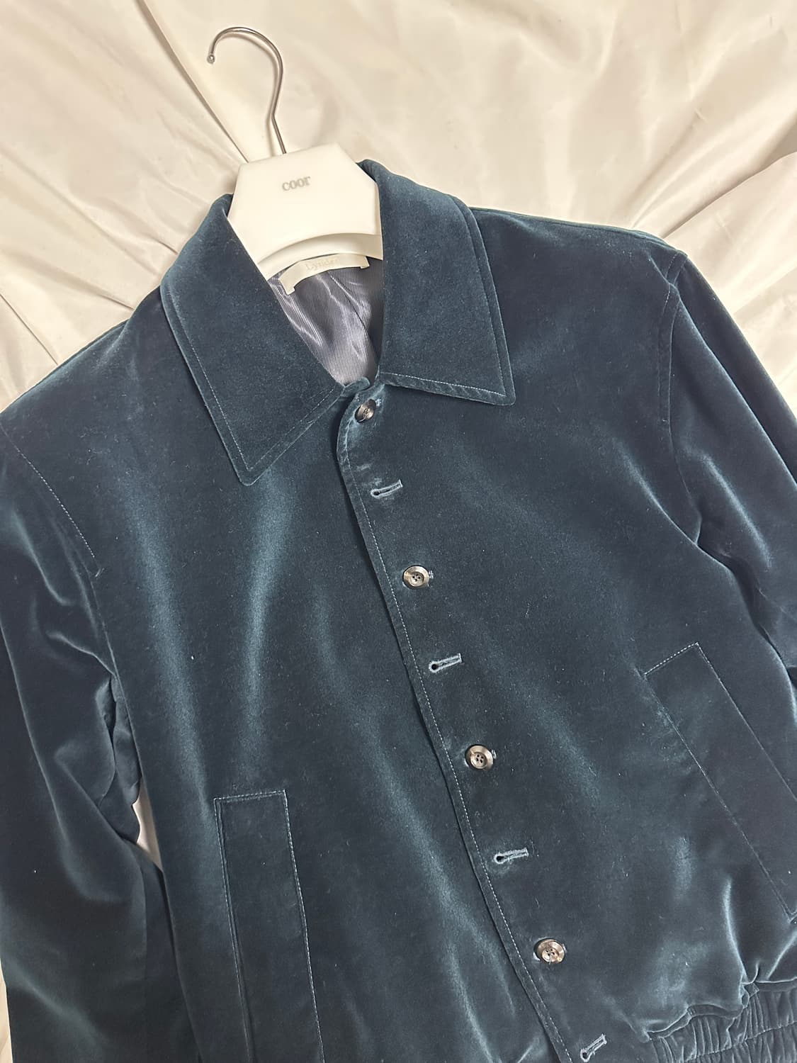 Lynder 린더 벨벳 글로브 블루종 상품이미지1