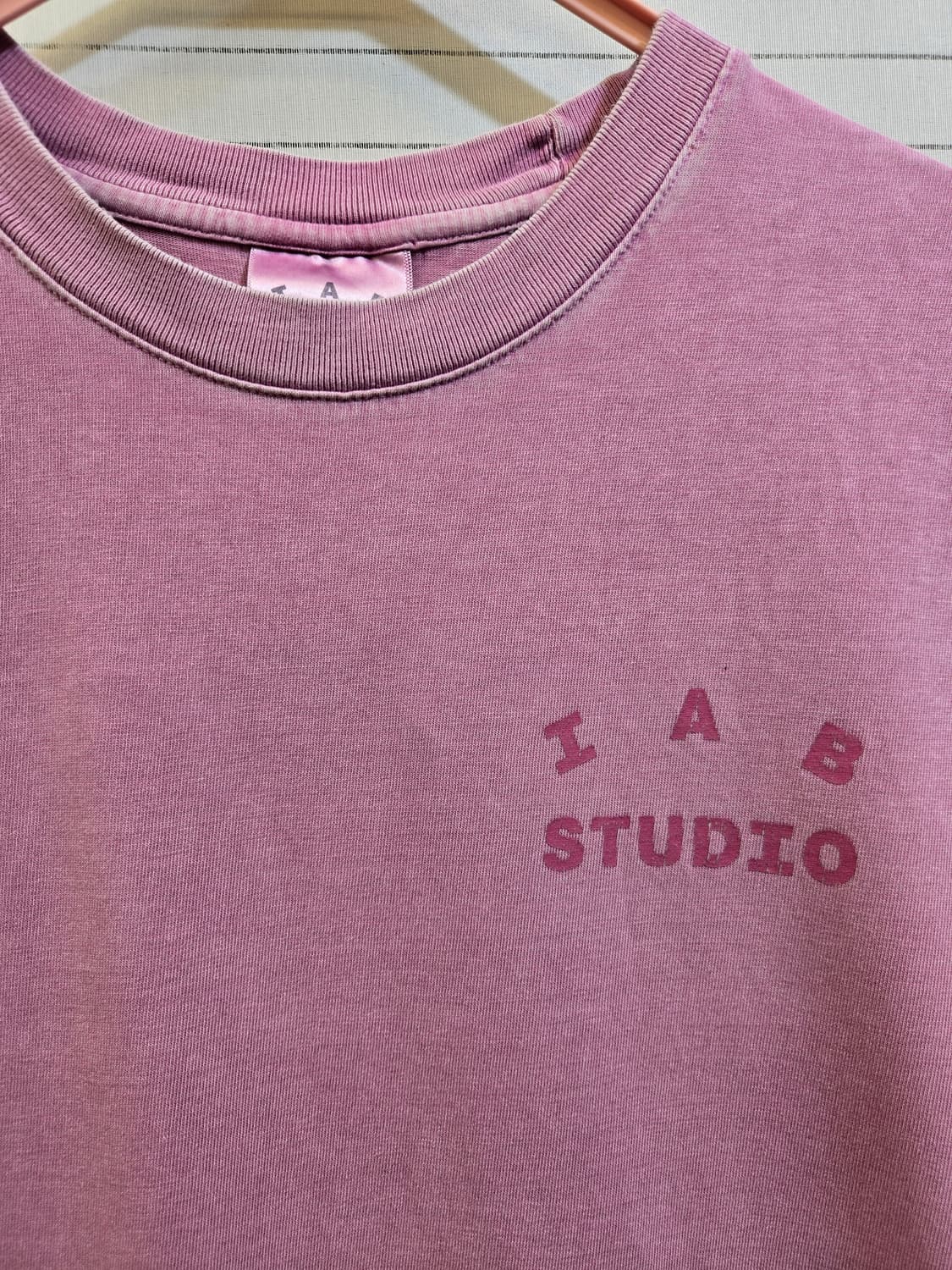 IAB STUDIO 반팔 티셔츠 핑크 상품이미지2