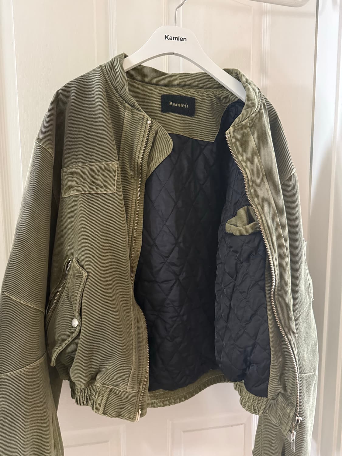 kamien CROWN DART MA-1 moss khaki 2사이즈 상품이미지4