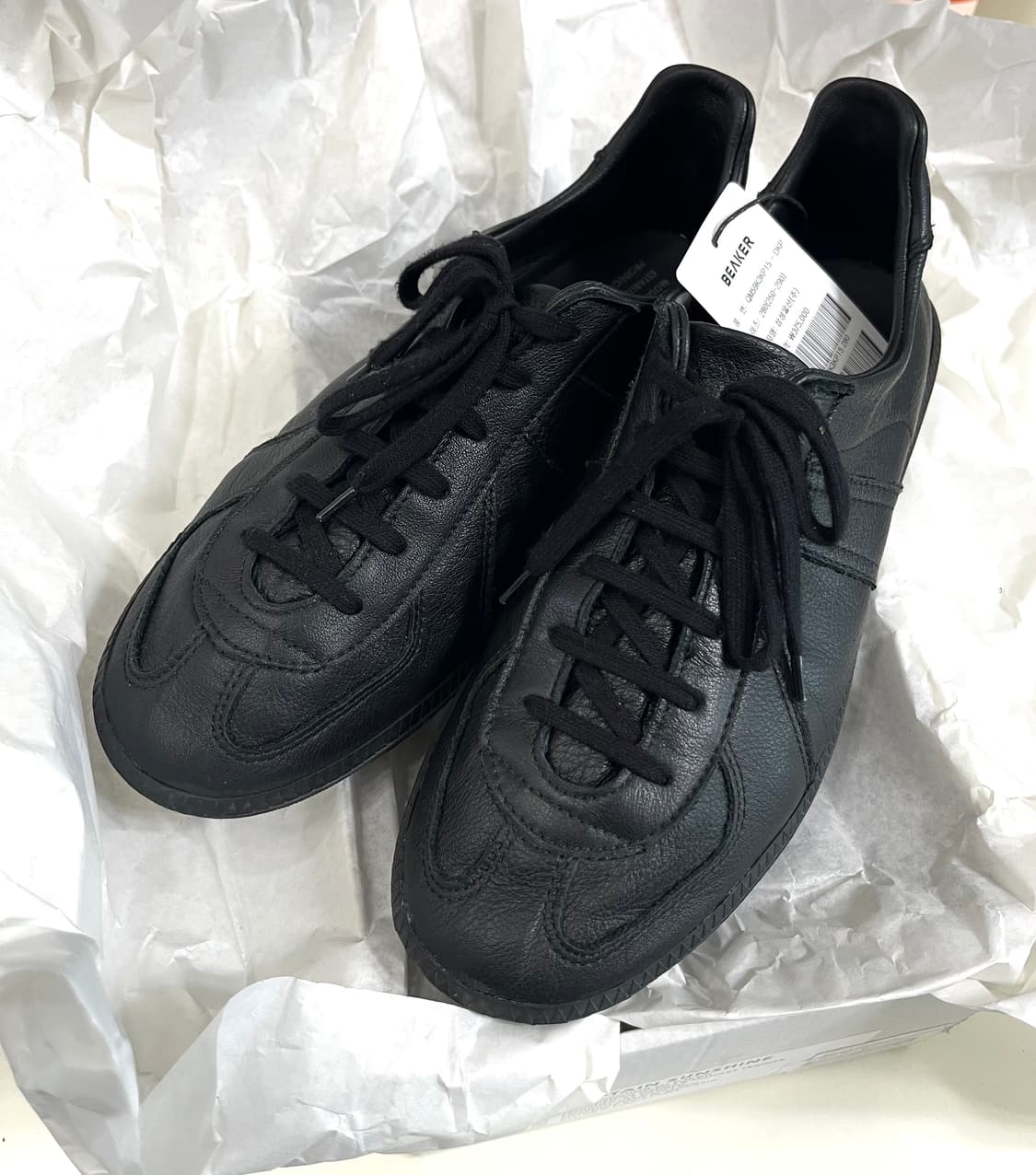 25aw 캡틴선샤인x리오파 레더 블랙/43 상품이미지1