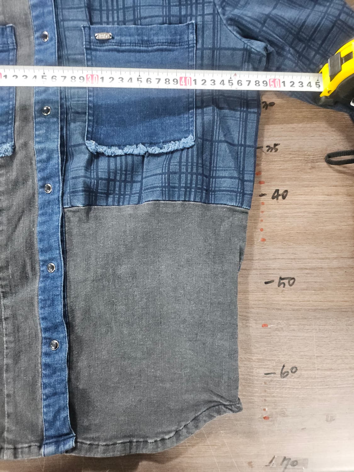 TANKUS  탱커스 빈티지 청셔츠남방 S 상품이미지5