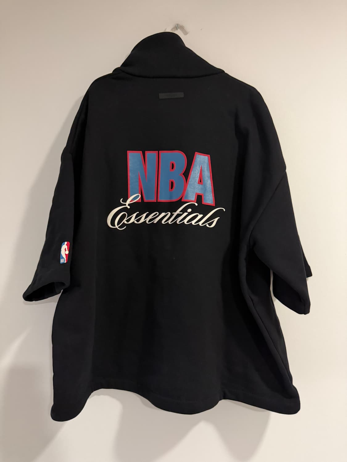 피어 오브 갓 에센셜 NBA 하이넥 재킷 블랙 남성용 윈드브레이커 상품이미지4