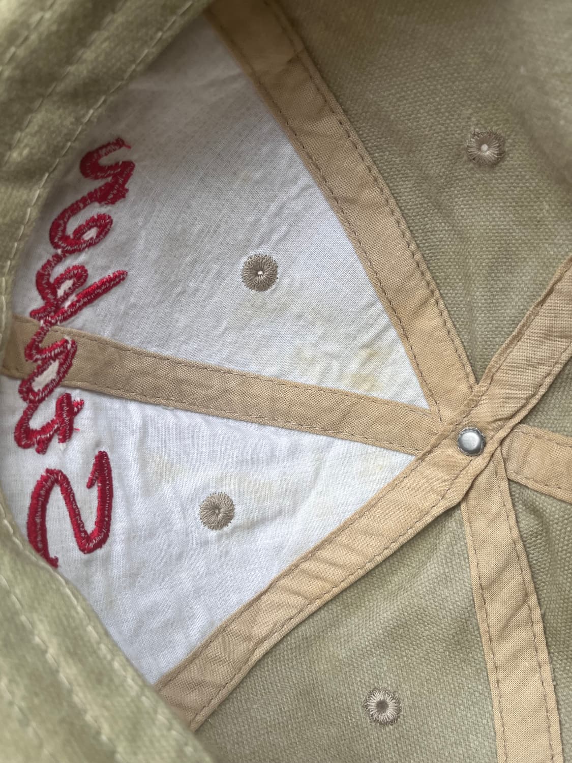 Vtg 빈티지 레터링 자수 볼캡 상품이미지6