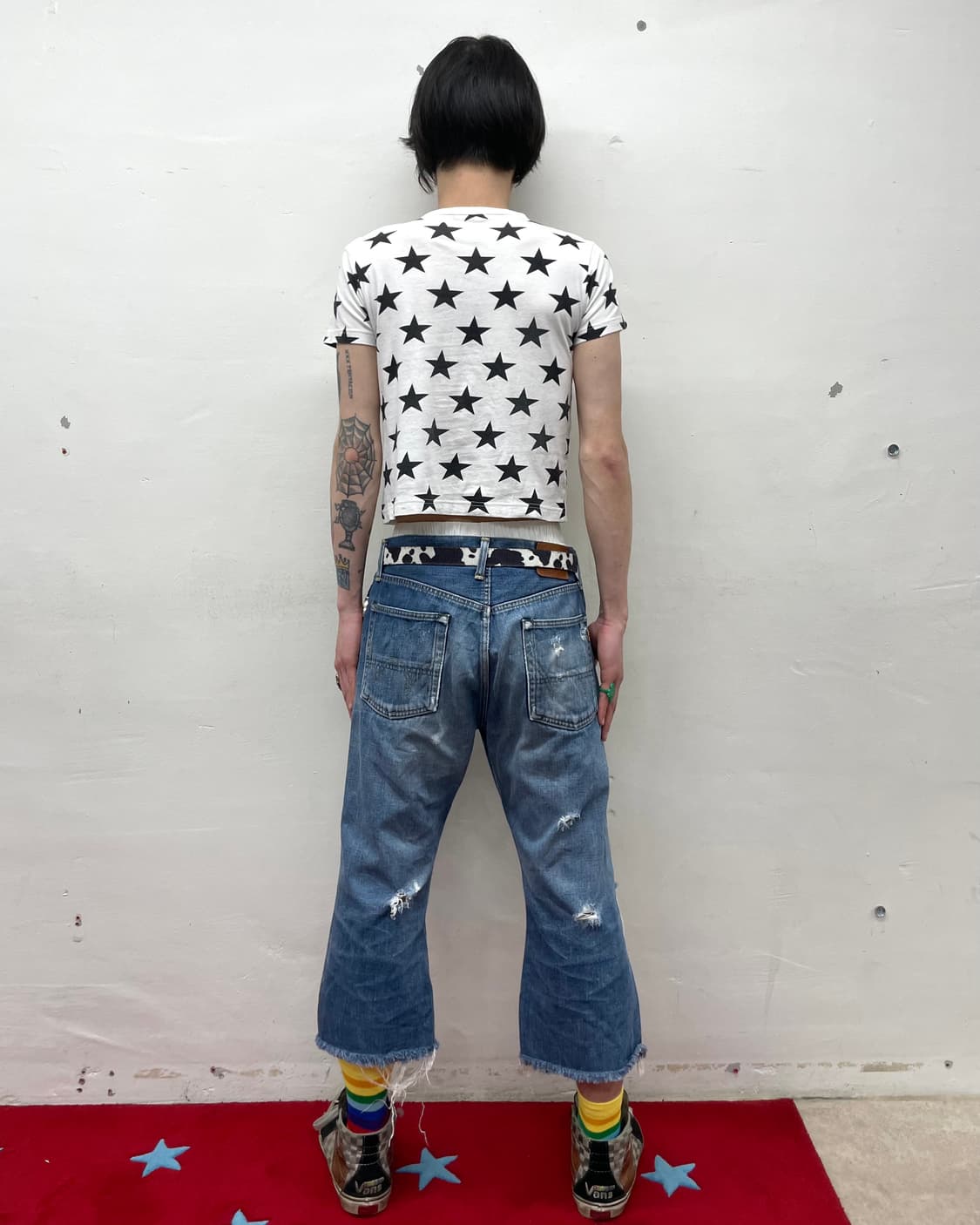  Blue Cross Black Star T-Shirt  상품이미지4