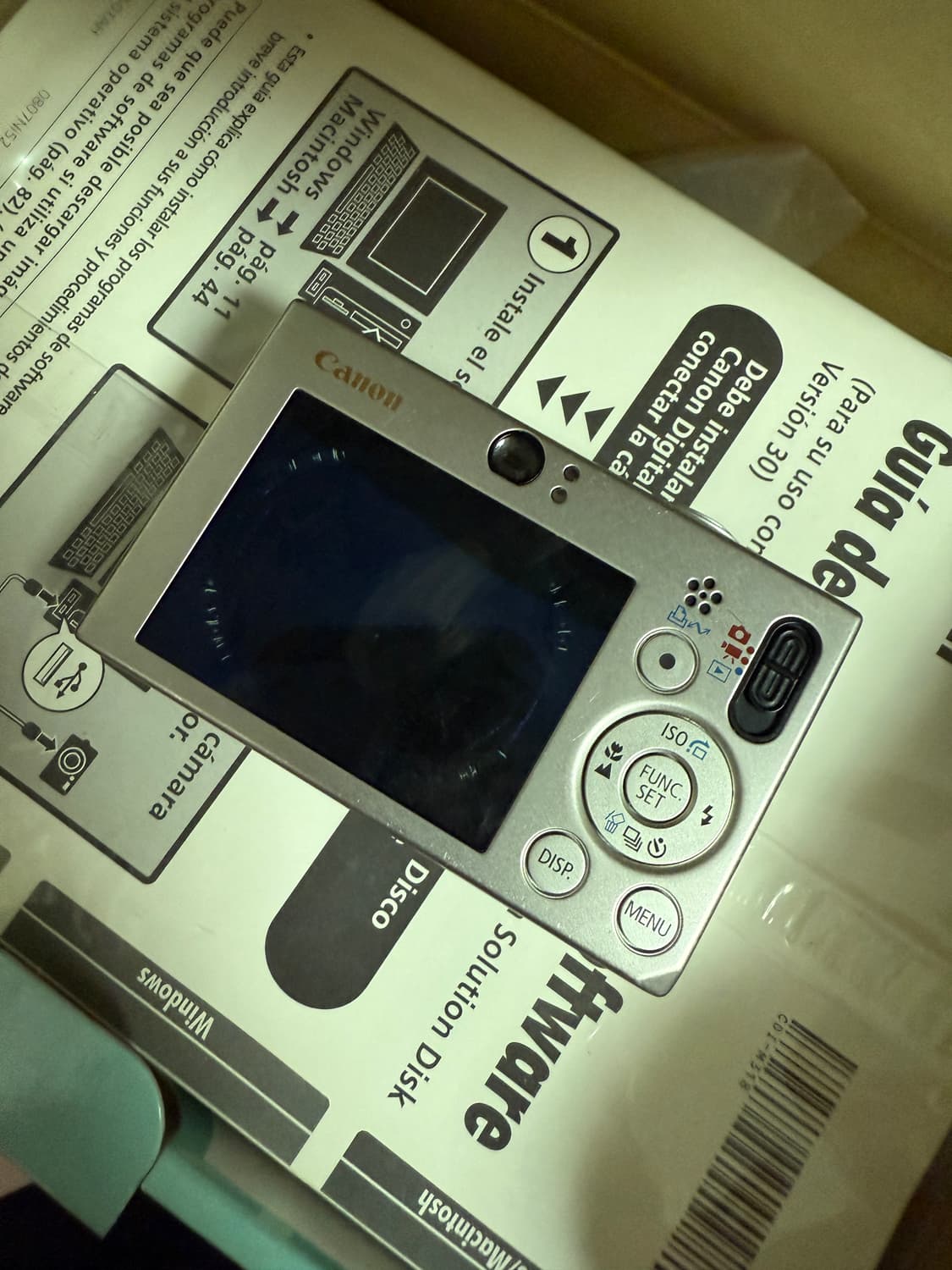 캐논 익서스 70 파워샷 빈티지 디지털 카메라 풀박 작동확인 디카 상품이미지5