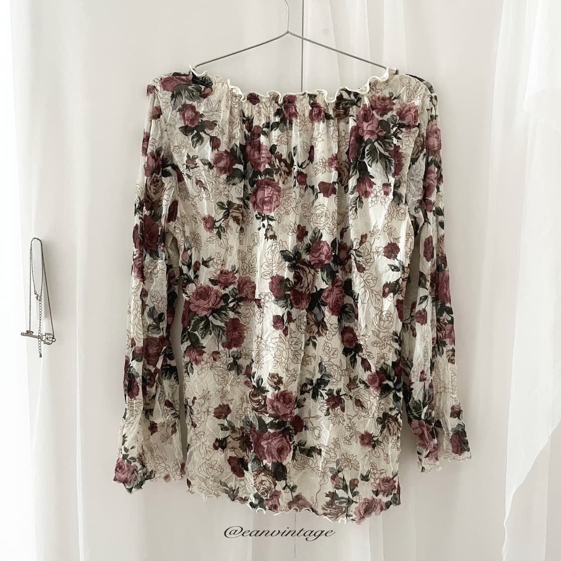 antique flower pattern top  상품이미지9