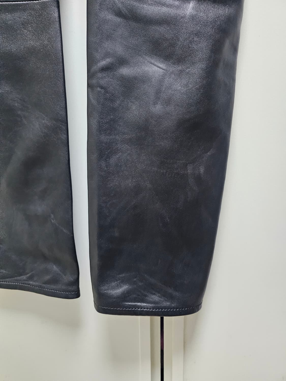 새상품 자라 남성 양가죽 블랙 바지(30사이즈) 상품이미지9