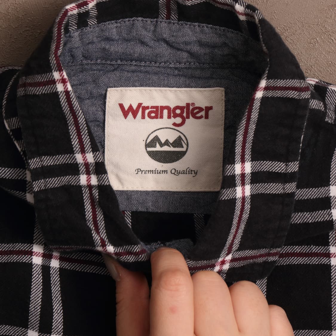 랭글러 아웃도어 코튼 체크셔츠 A1709 상품이미지3