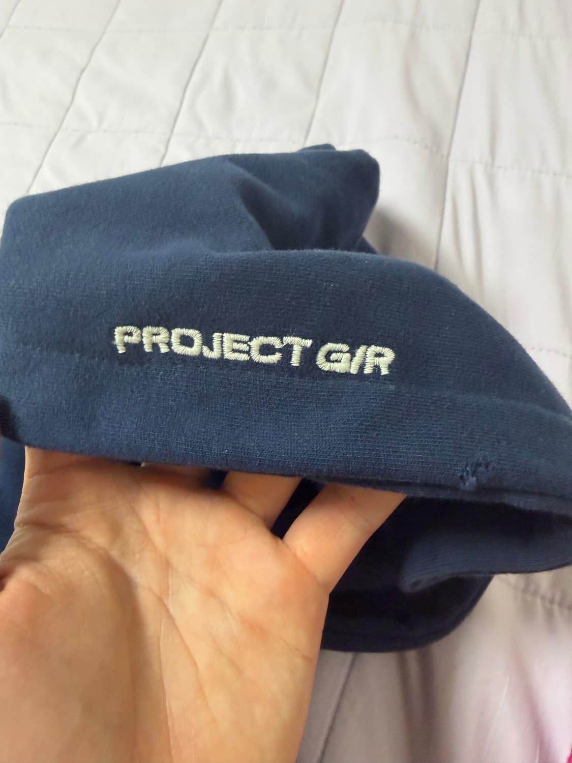 프로젝트 G/R 네이비 후드집업 상품이미지4